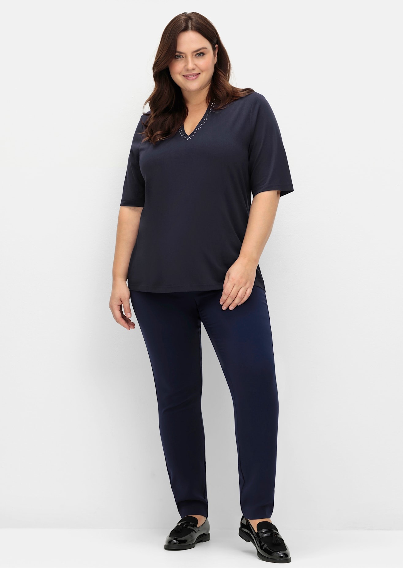Sheego T-Shirt "T-Shirt", (1 tlg.) günstig online kaufen