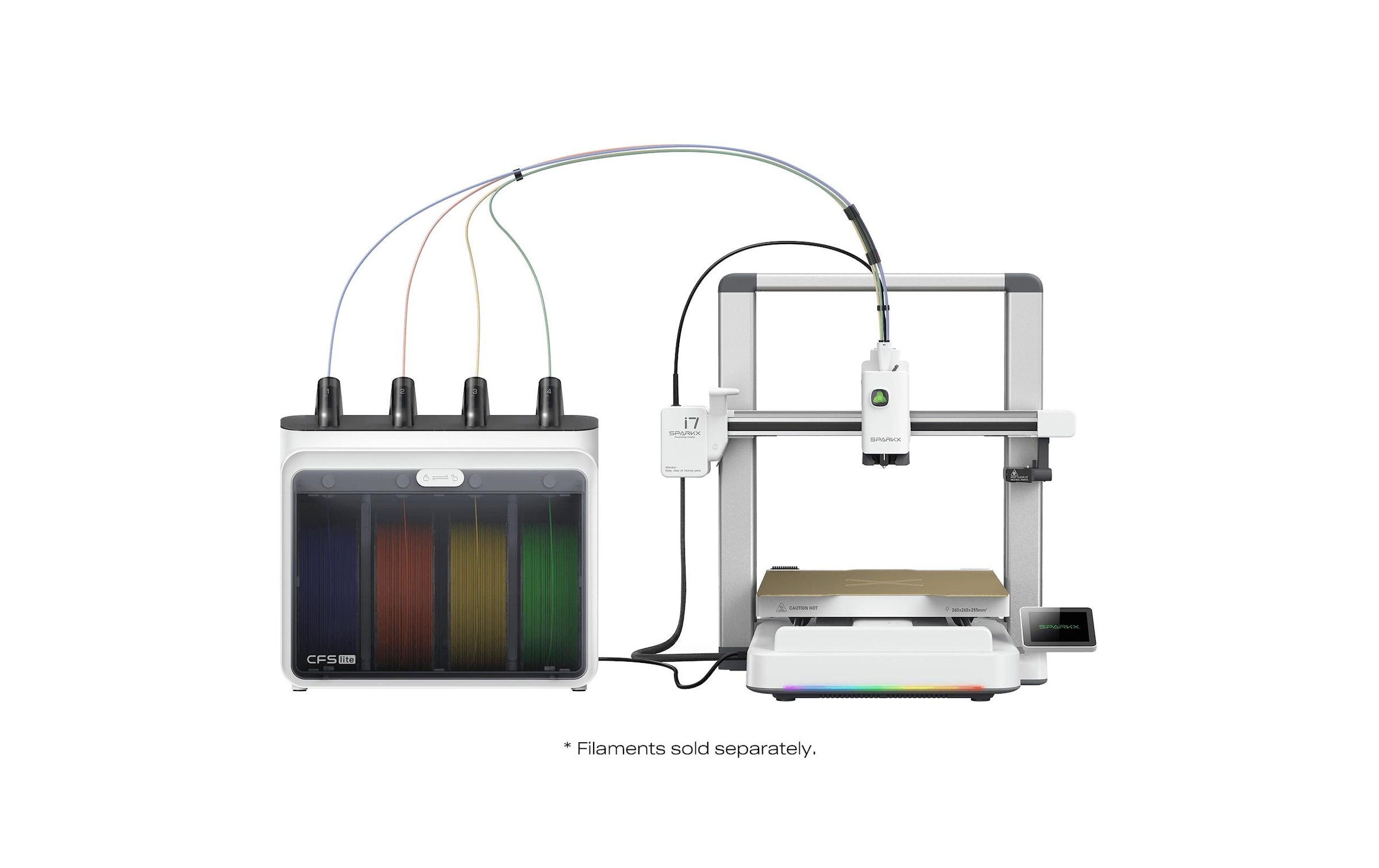 Creality 3D-Drucker »SPARKX i7 Farb-Combi (i7 + CFS Lite)« Drucktechnik: Fused Deposition Modeling