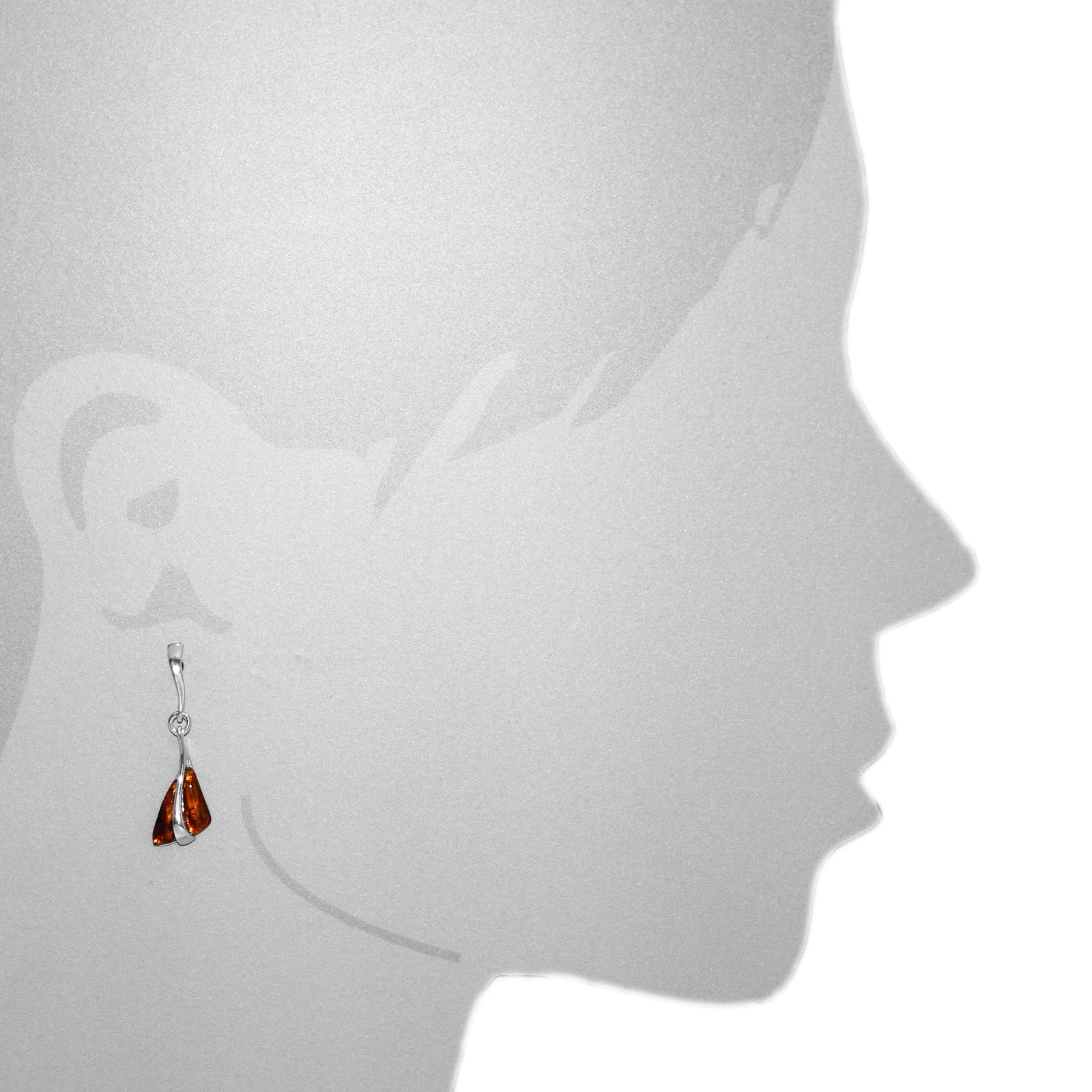 OSTSEE-SCHMUCK Paar Ohrhänger »- Berit - Silber 925/000 - Bernstein«