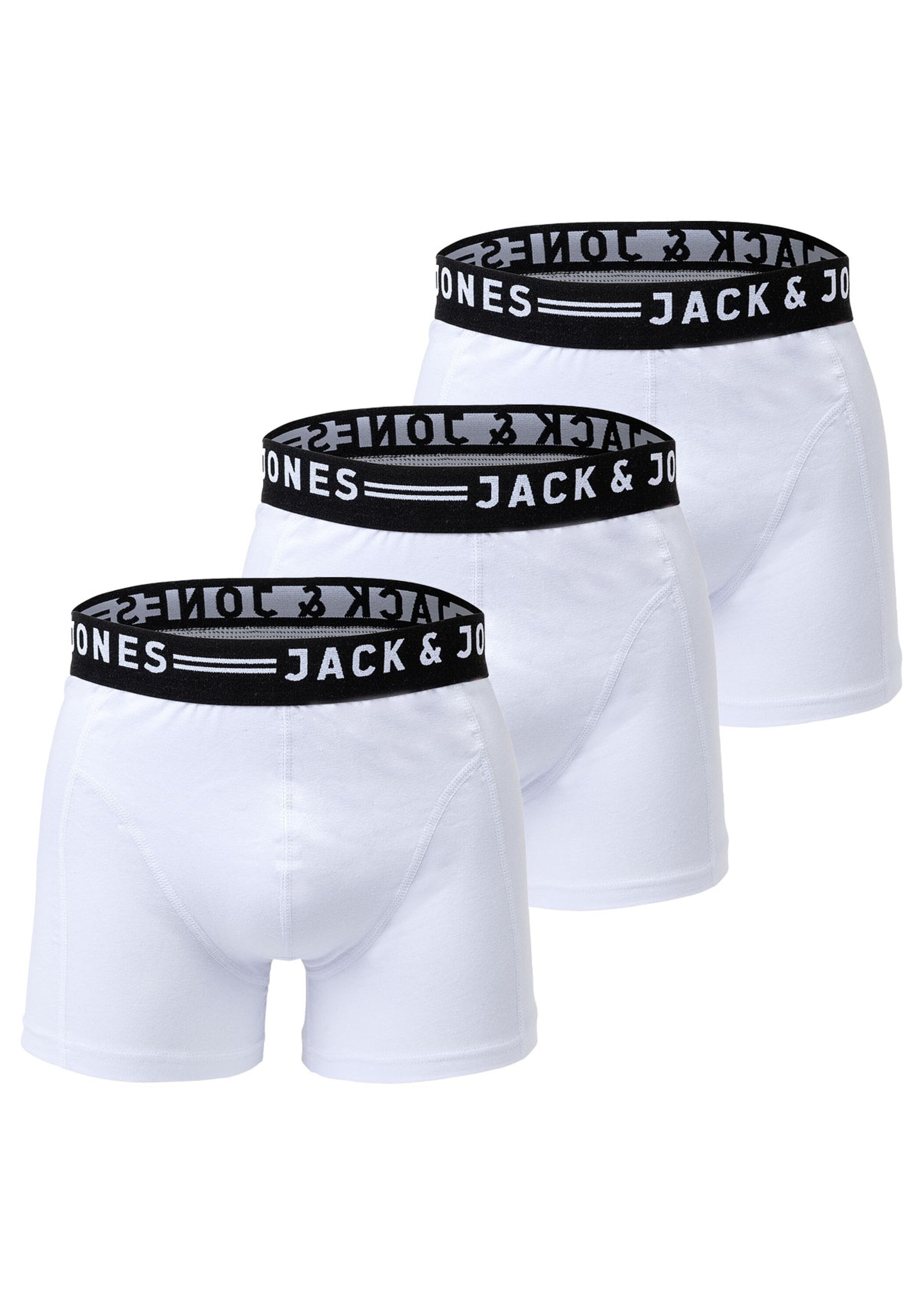 Jack & Jones Boxershorts "Boxershort SENSE TRUNKS 3 PACK 3er Pack" günstig online kaufen