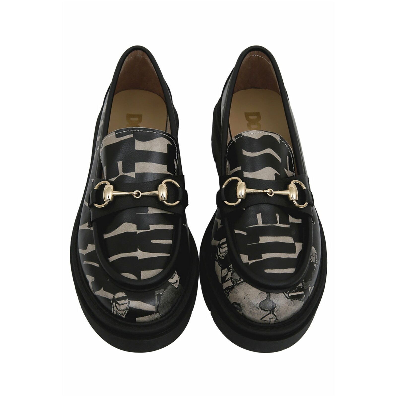 DOGO Loafer »Supper BlackWhite«, Vegan