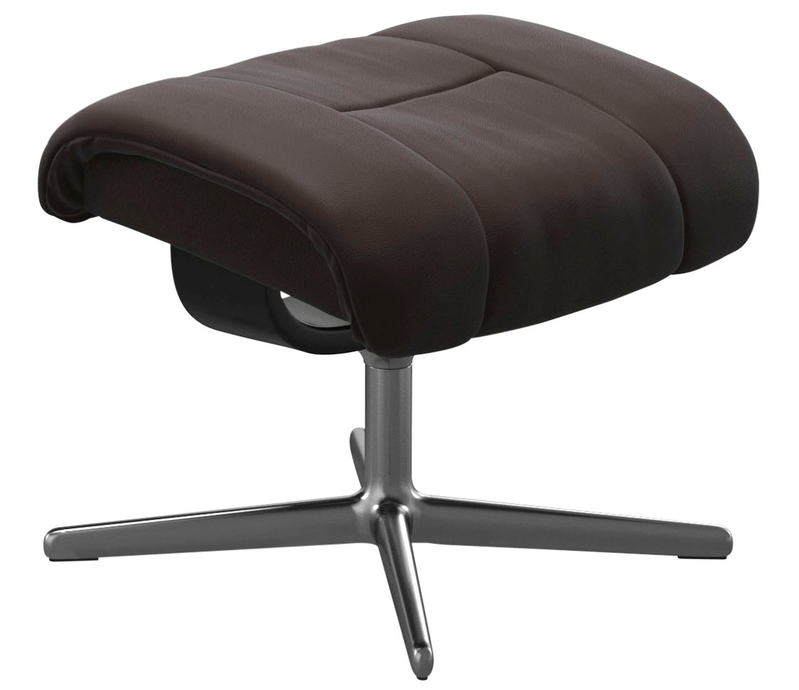Stressless® Fußhocker »Reno«, mit Cross Base, Größe S, M & L, Holzakzent Schwarz