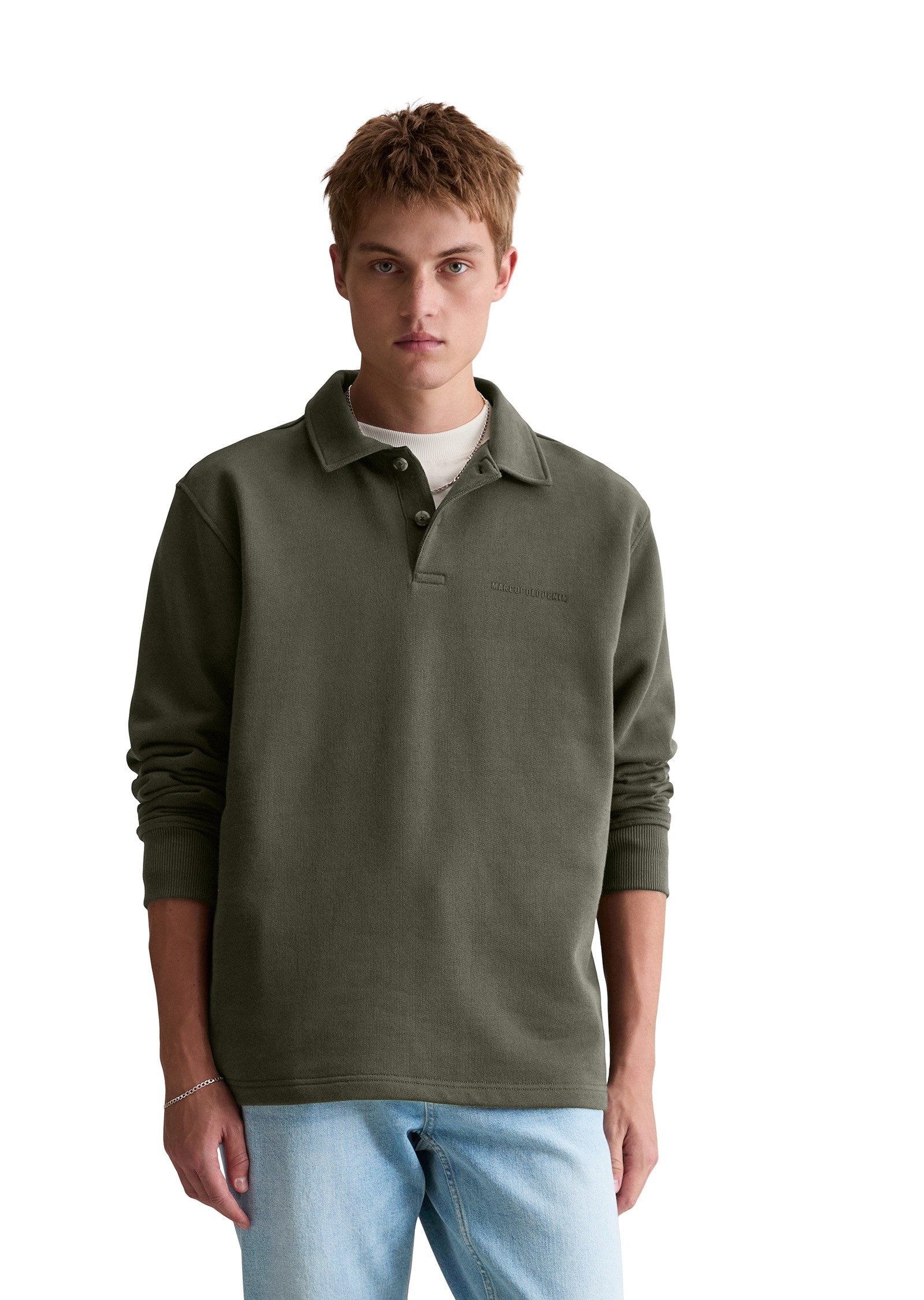 Marc OPolo DENIM Sweatshirt "aus schwerer, strukturierter Qualität" günstig online kaufen