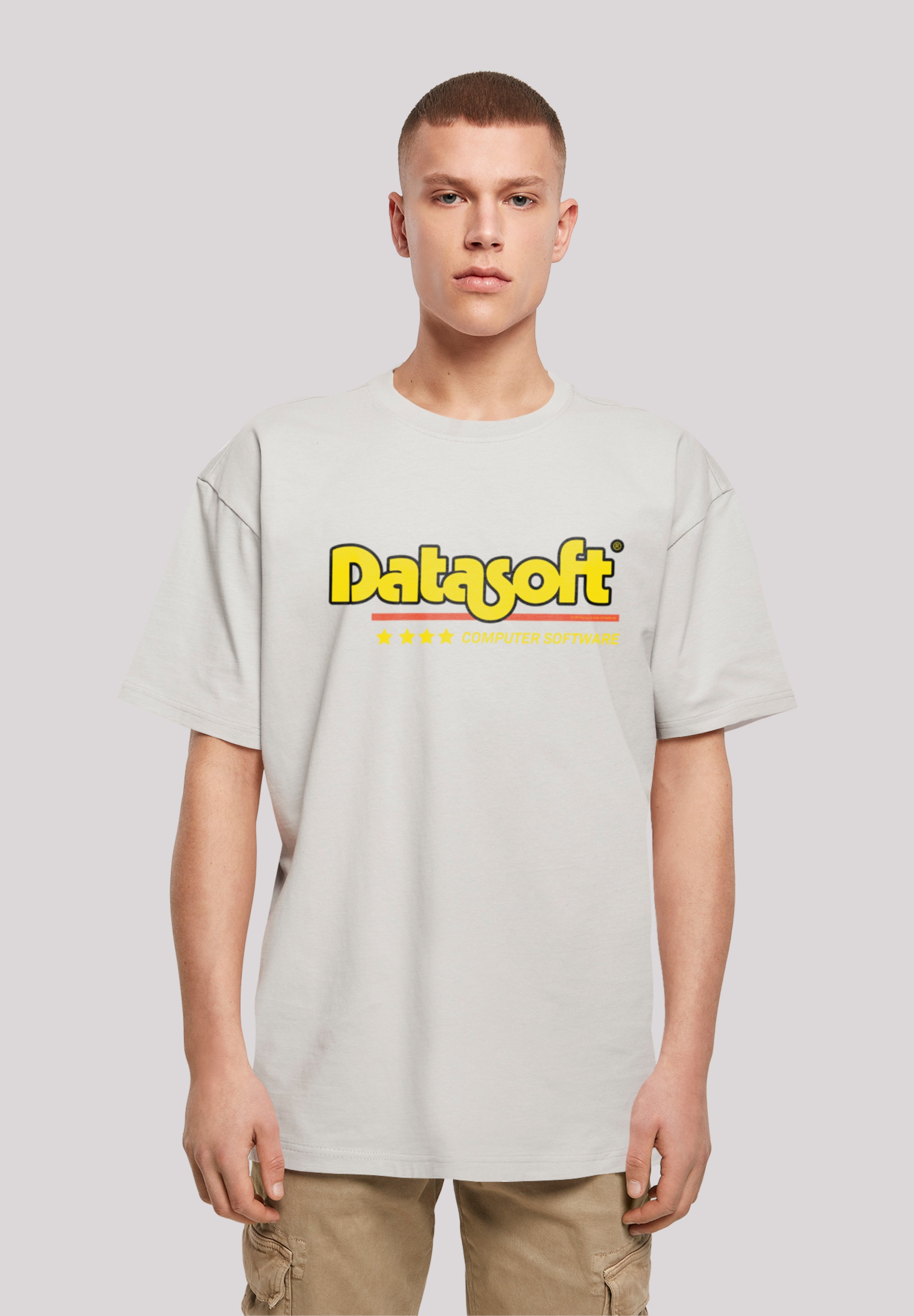 T-Shirt »DATASOFT Logo yellow Retro Gaming SEVENSQUARED«, Print