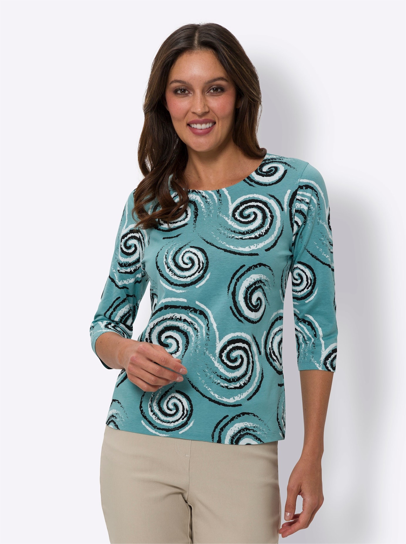 Classic Basics 3/4-Arm-Shirt "3/4-Arm-Shirt" 1 Stk. tlg. günstig online kaufen