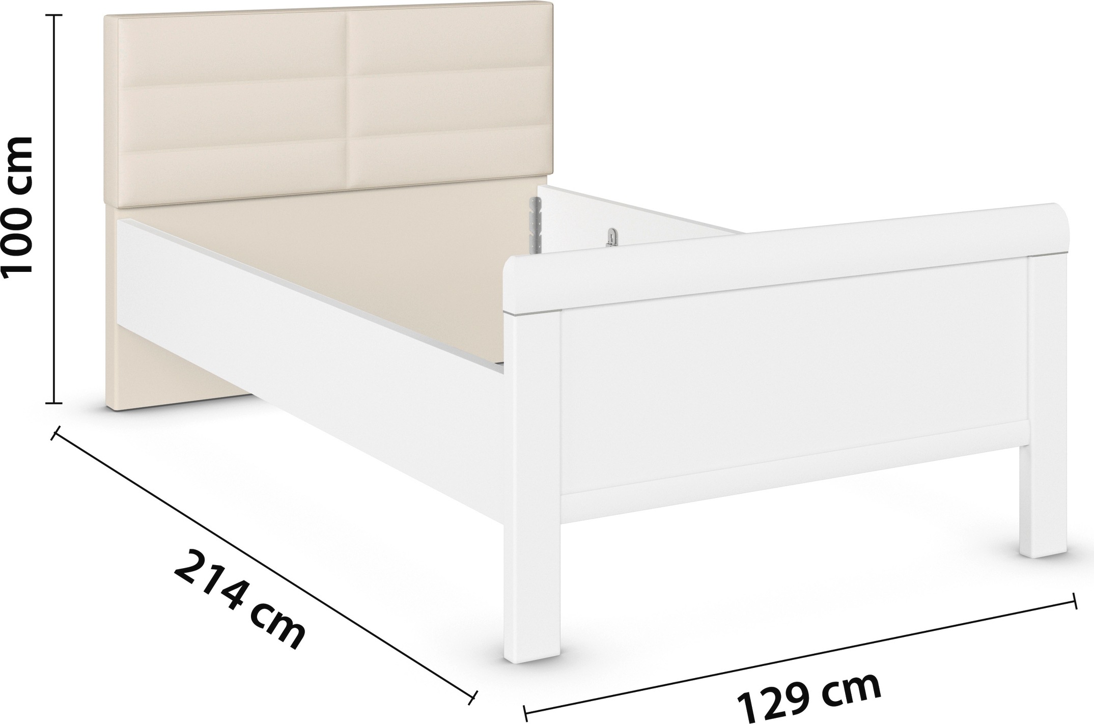 rauch Schlafzimmer-Set »Komplettschlafzimmer Schlafzimmer EVELYN«, (Set, 3 tlg.), Schrank und Bett in 2 Breiten, Nachttisch 2 Schubladen MADE IN GERMANY