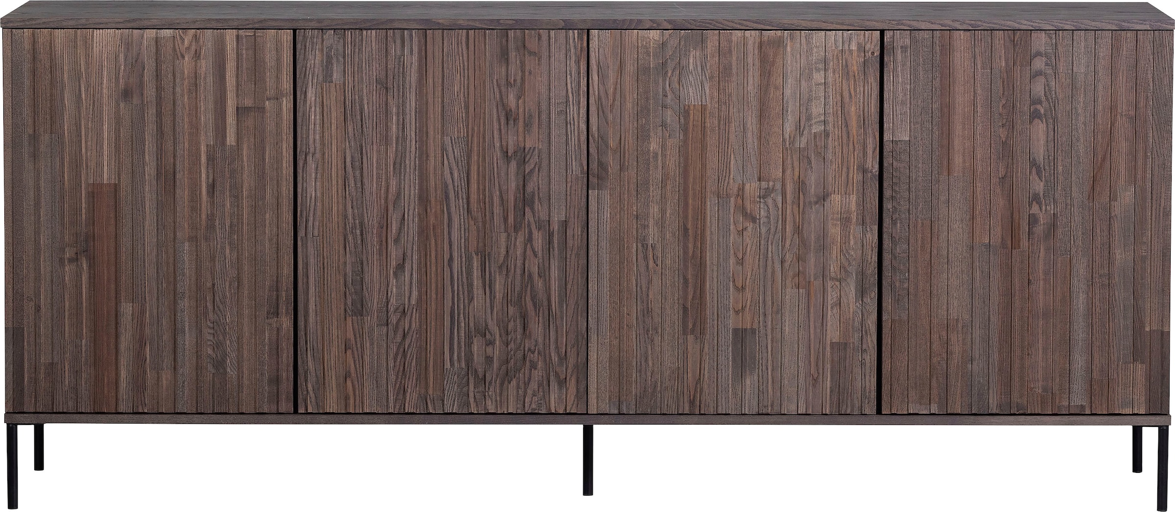 WOOOD Sideboard "New Gravure Dressoir 200 Cm Essen Fineer Espresso"