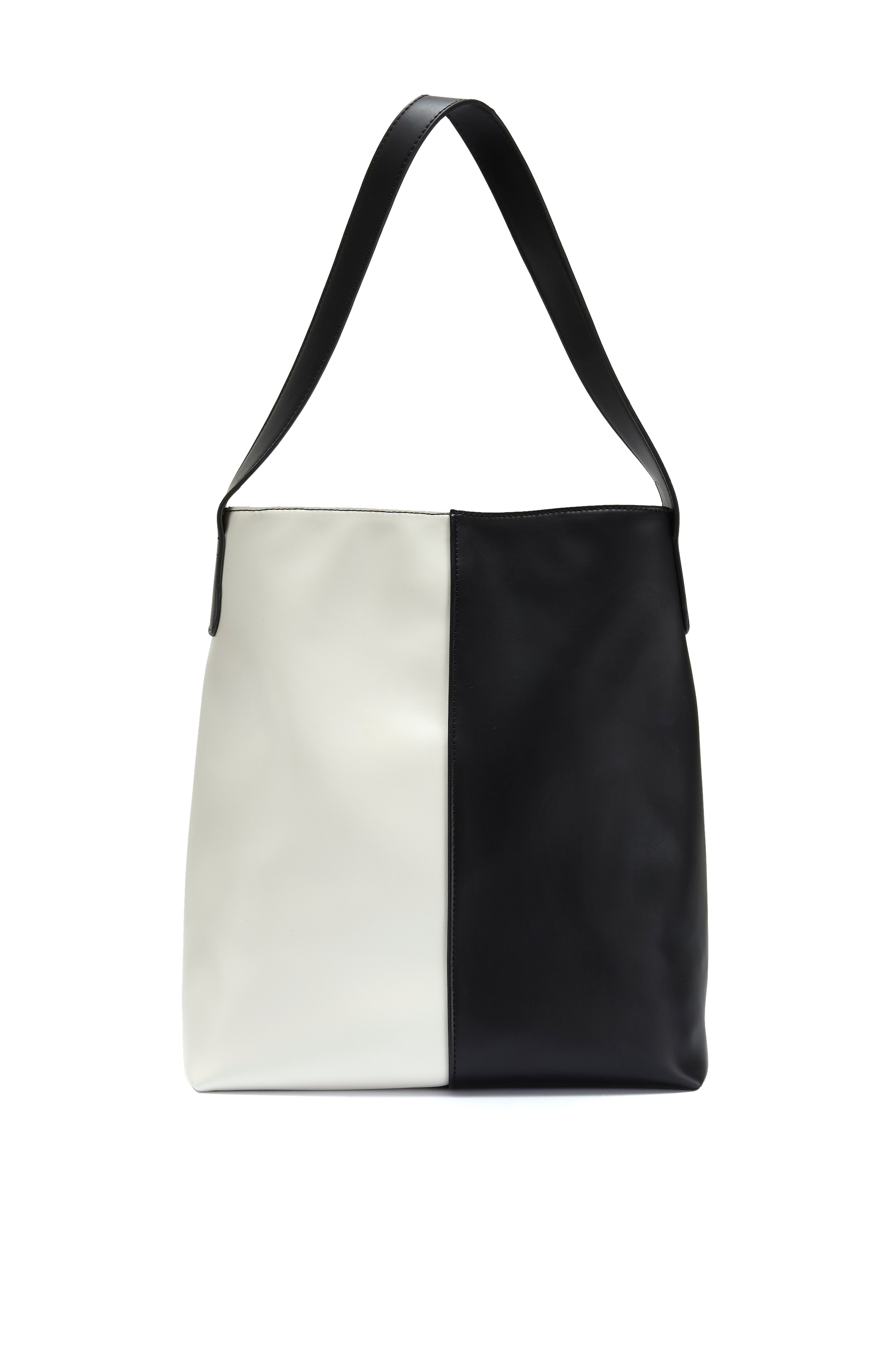 Vivance Shopper, (2 tlg.), colourblocking mit kleiner Innentasche, Handtasche, Schultertasche