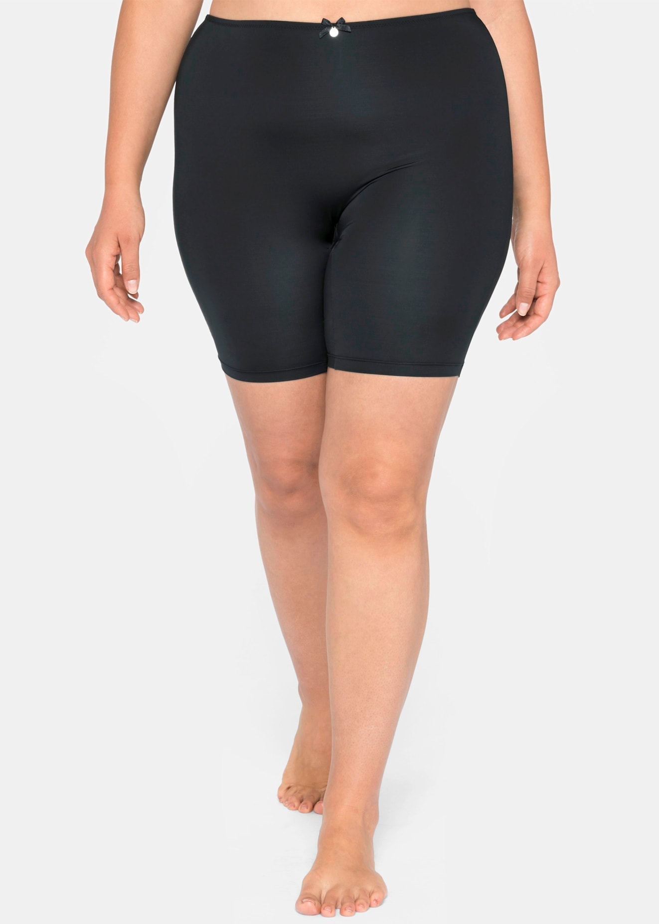 SHEEGO Damen Taillenslip, Gr. 44, schwarz, 76% Polyamid, 24% Elasthan, Unterhosen