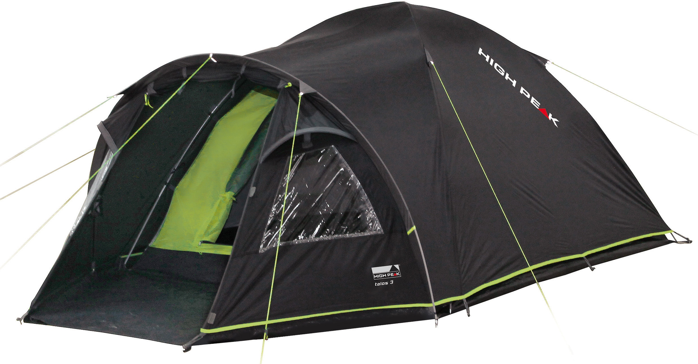 High Peak Kuppelzelt »Talos 4«, 4 Personen, (Set, mit Transporttasche)