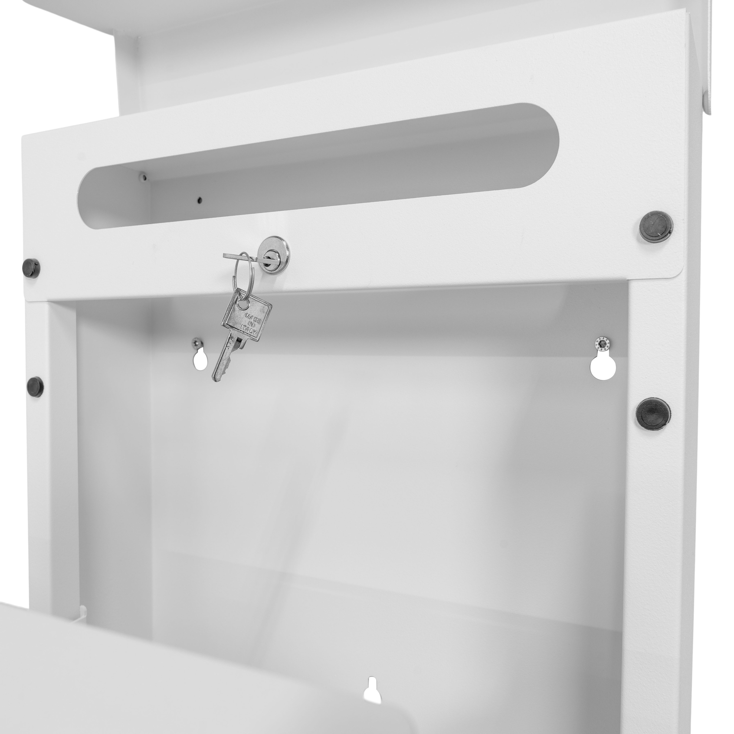 Spinder Design Briefkasten »INBOX«, (1 St.), Moderner, wetterfester Briefkasten aus pulverbeschichtetem Stahl