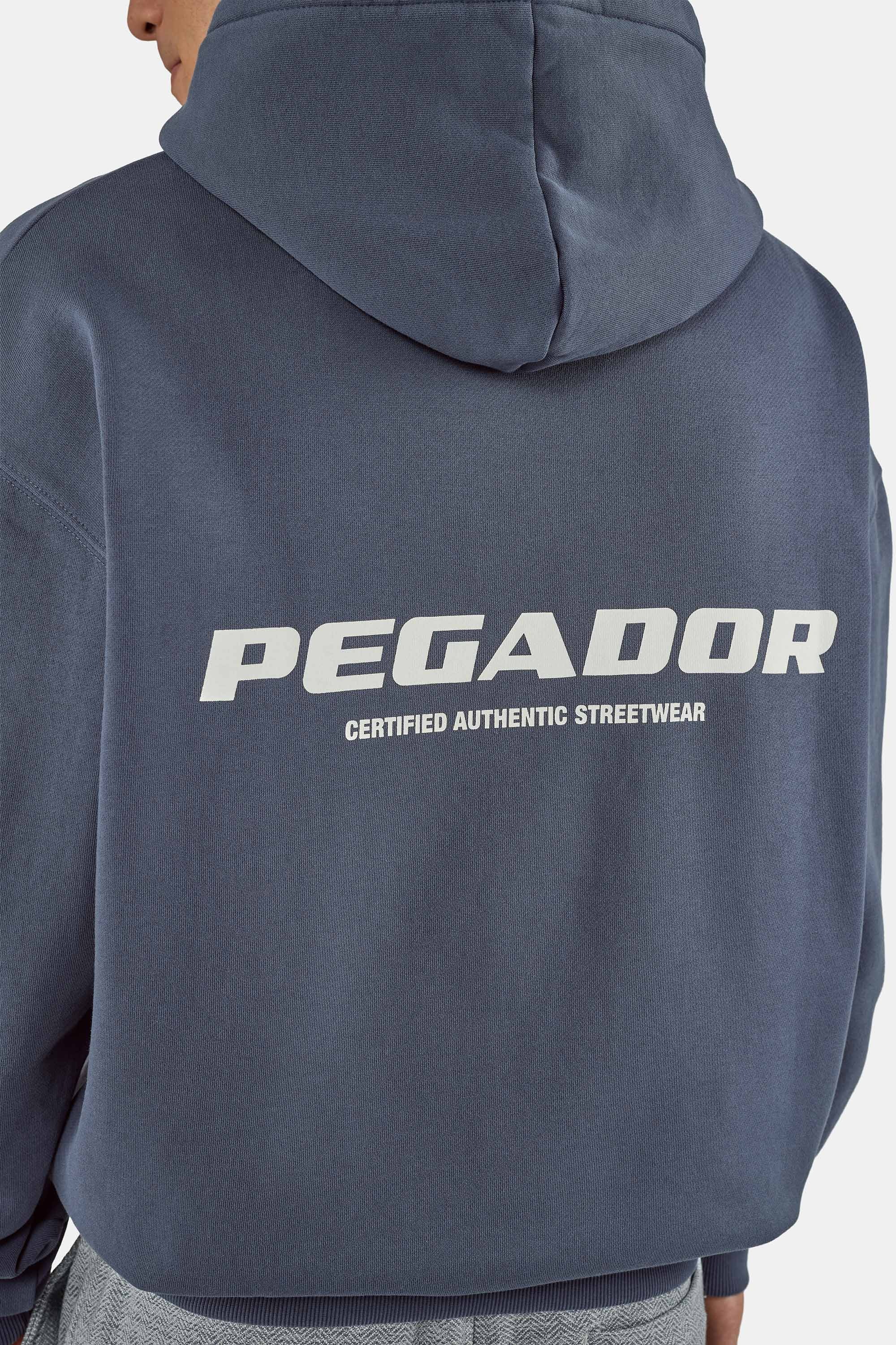 PEGADOR Kapuzensweatjacke »Colne Logo Oversized Sweat Jacket« Baumwollmischung, oversize