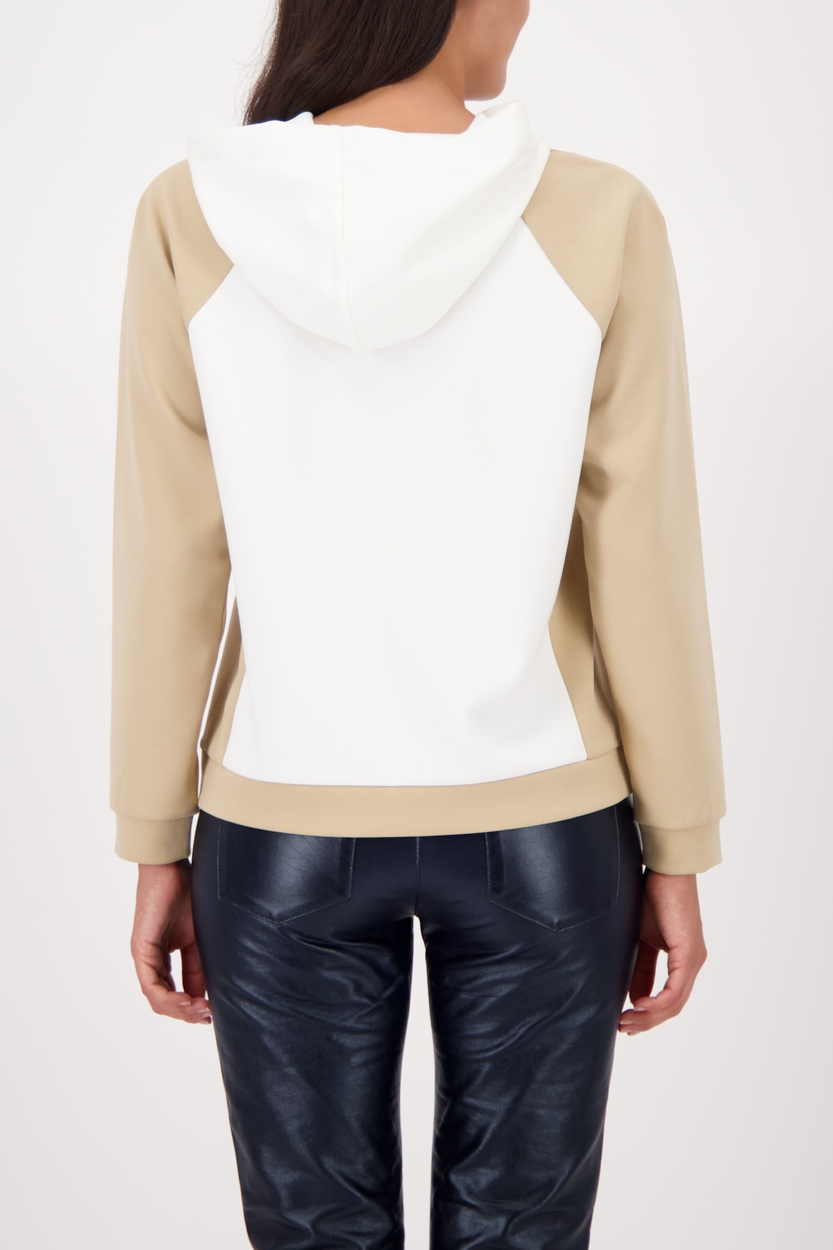 Monari Kapuzensweatshirt "Sweatshirt Colorblock", Regular fit mit Rundhalsa günstig online kaufen