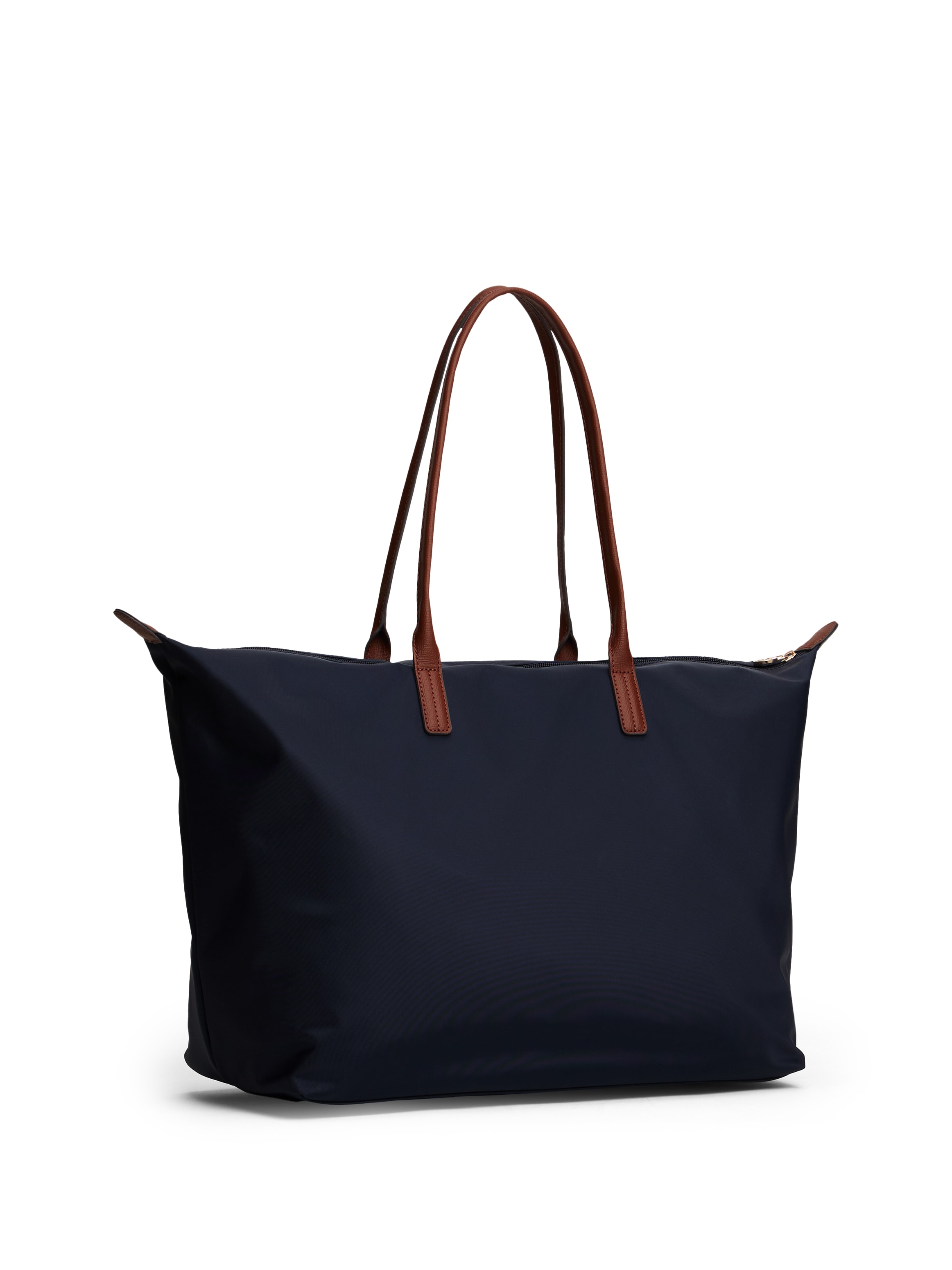 Tommy Hilfiger Tragetasche »POPETTE MAXI TOTE«, Damen Umhängetasche, Schultertasche mit Leder-Tragegriffen