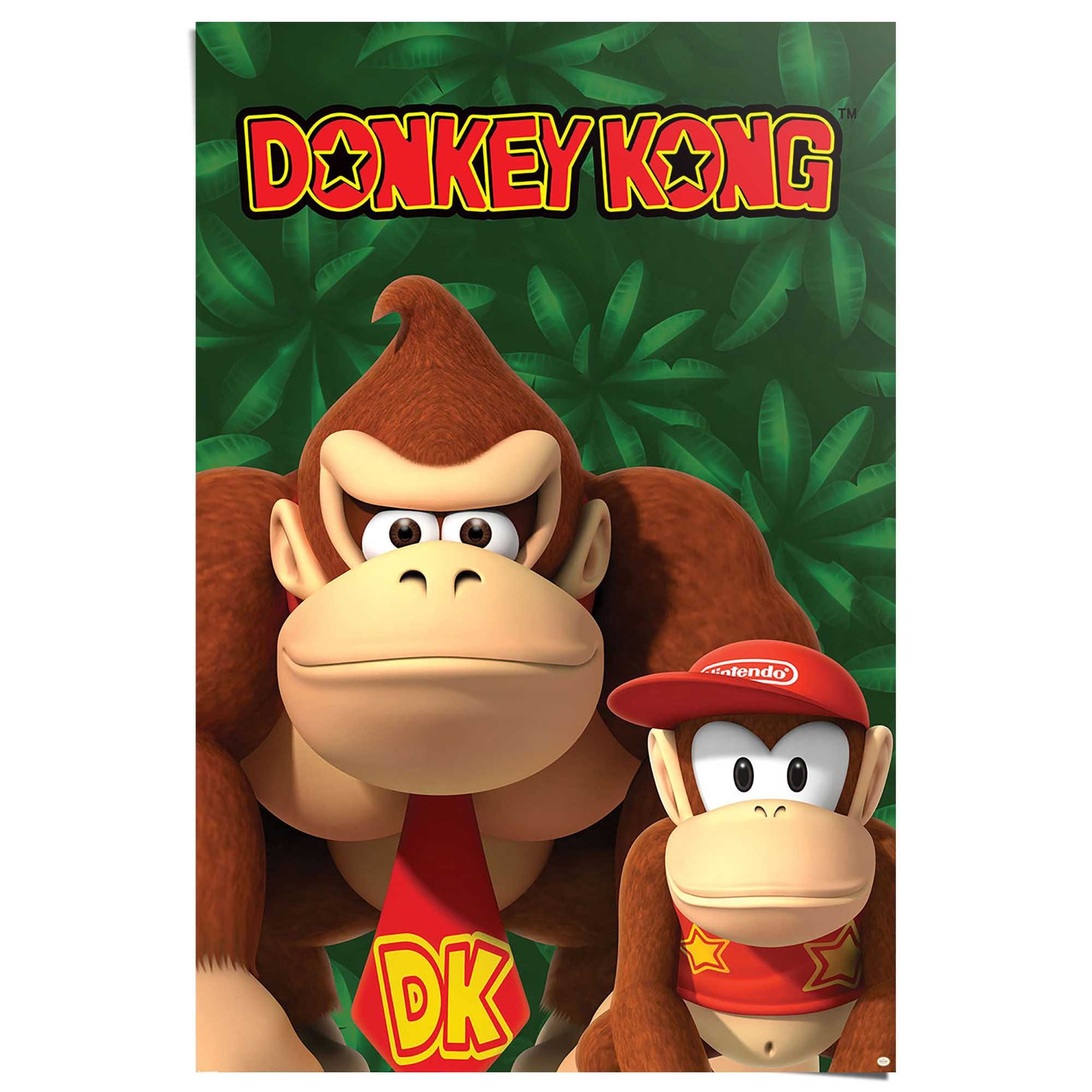Reinders Poster "Nintendo - Donkey Kong and Diddy Kong", Kinderzimmer - Meh günstig online kaufen