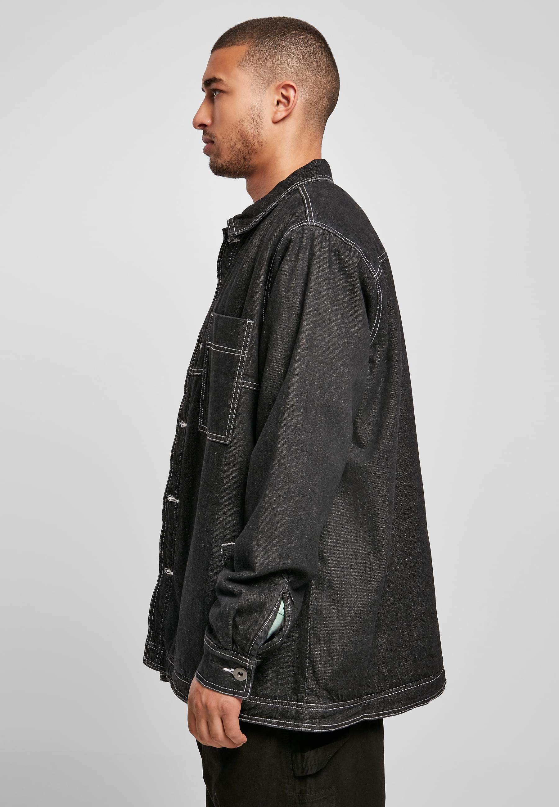 URBAN CLASSICS Allwetterjacke »Urban Classics Herren Oversized Trucker Jacket«, (1 St.), ohne Kapuze