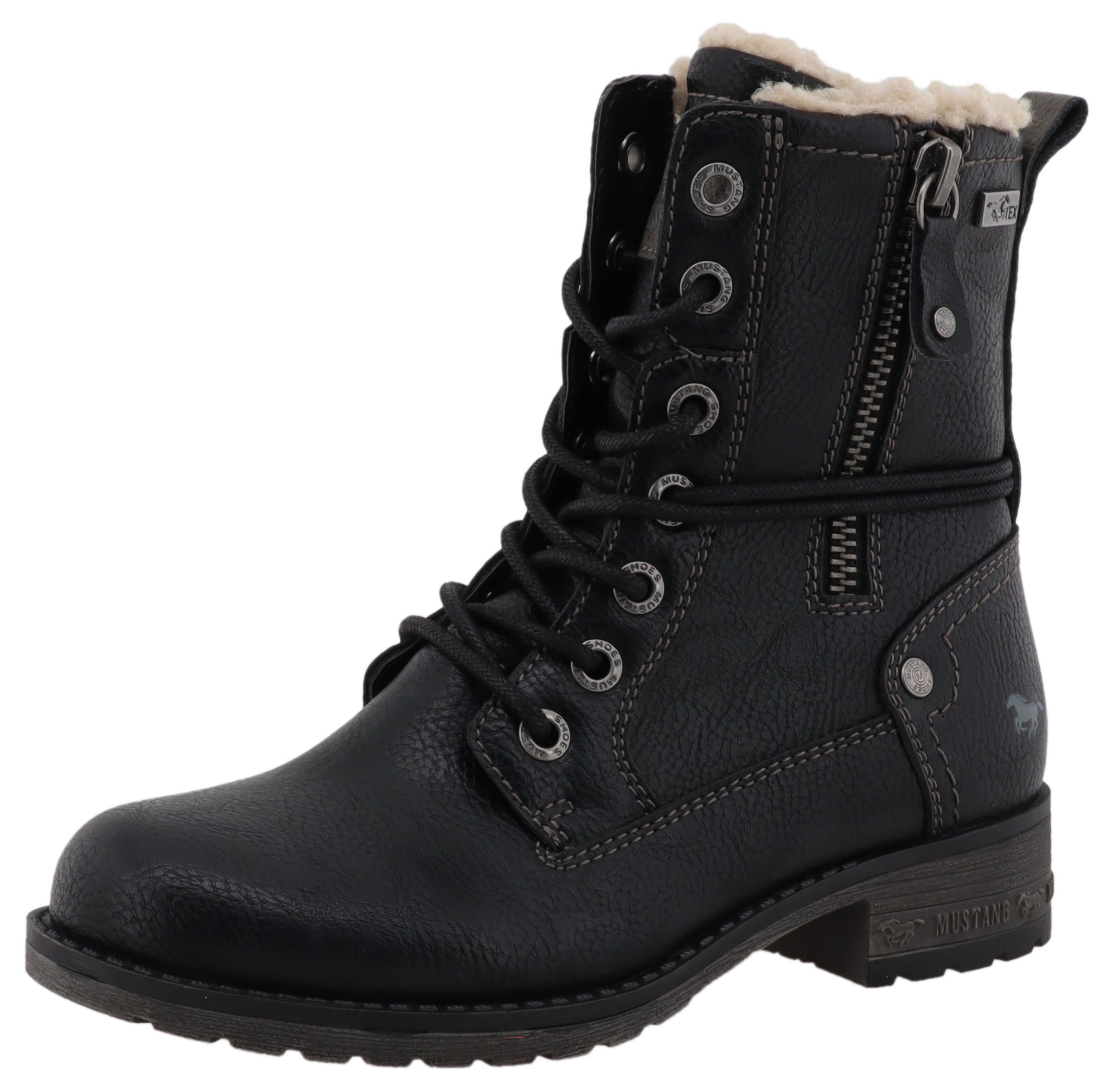 Mustang Shoes Winterstiefel "Concetta" Stiefel, Schnürstiefel mit TEX-Membr günstig online kaufen