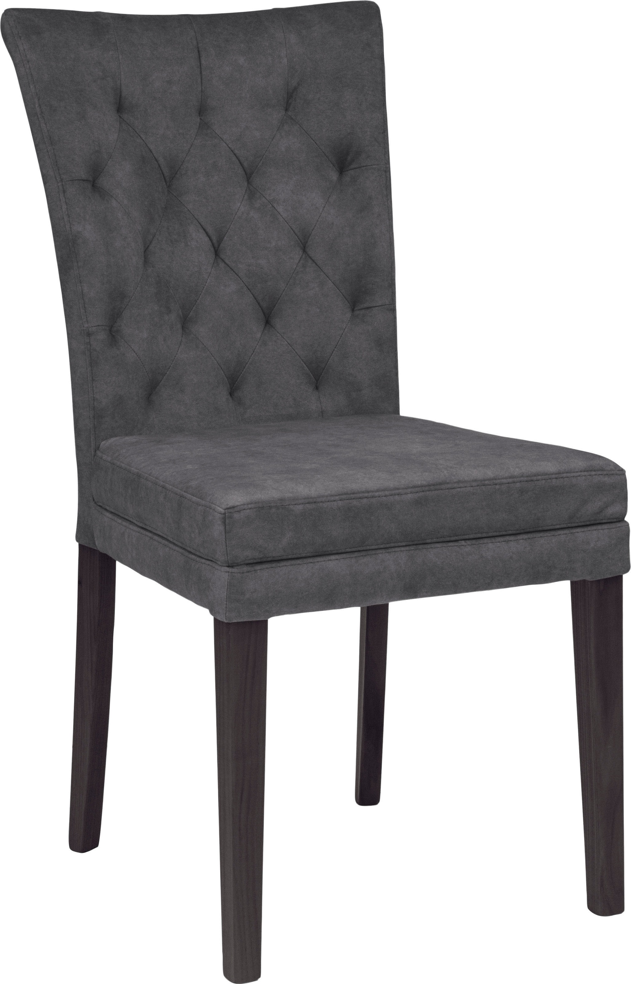 Home affaire 4-Fußstuhl "Colorado" (Set) 2 Stk.Beine aus Buche, wengefarben günstig online kaufen