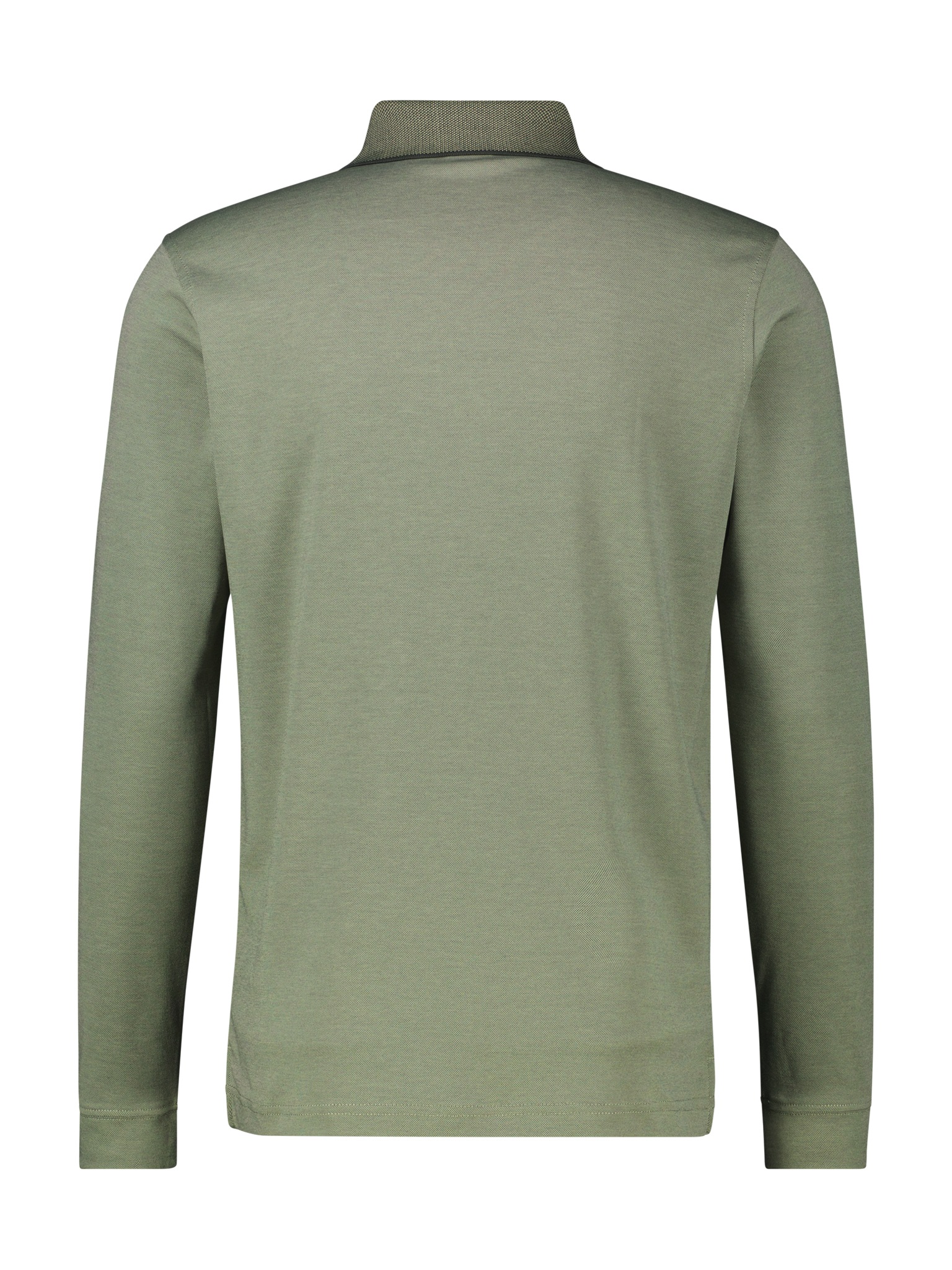 LERROS Langarm-Poloshirt, mit Logo-Stickerei