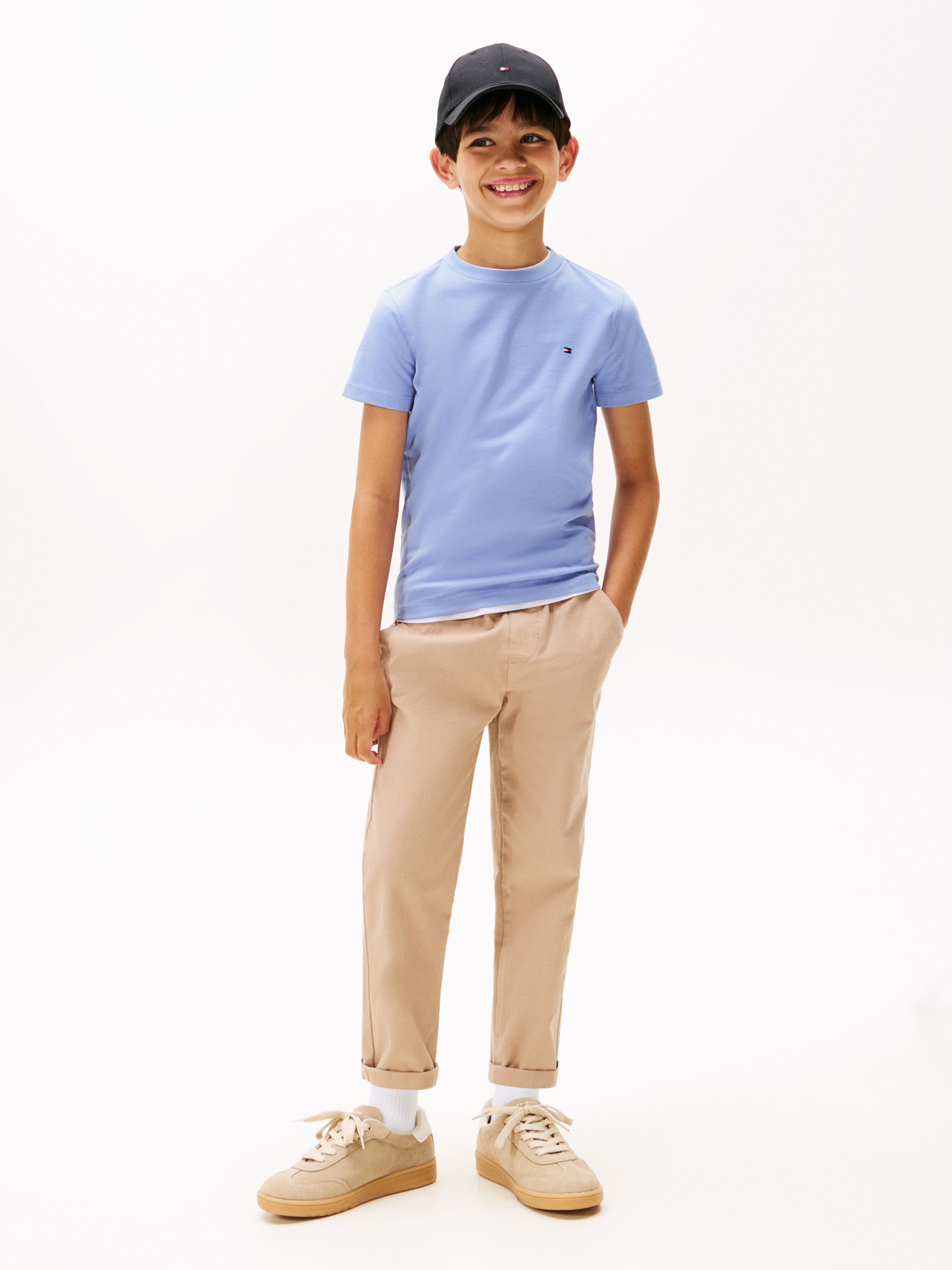 Thumbnail - Tommy Hilfiger T-Shirt "ESSENTIAL COTTON TEE S/S" mit Logostickerei