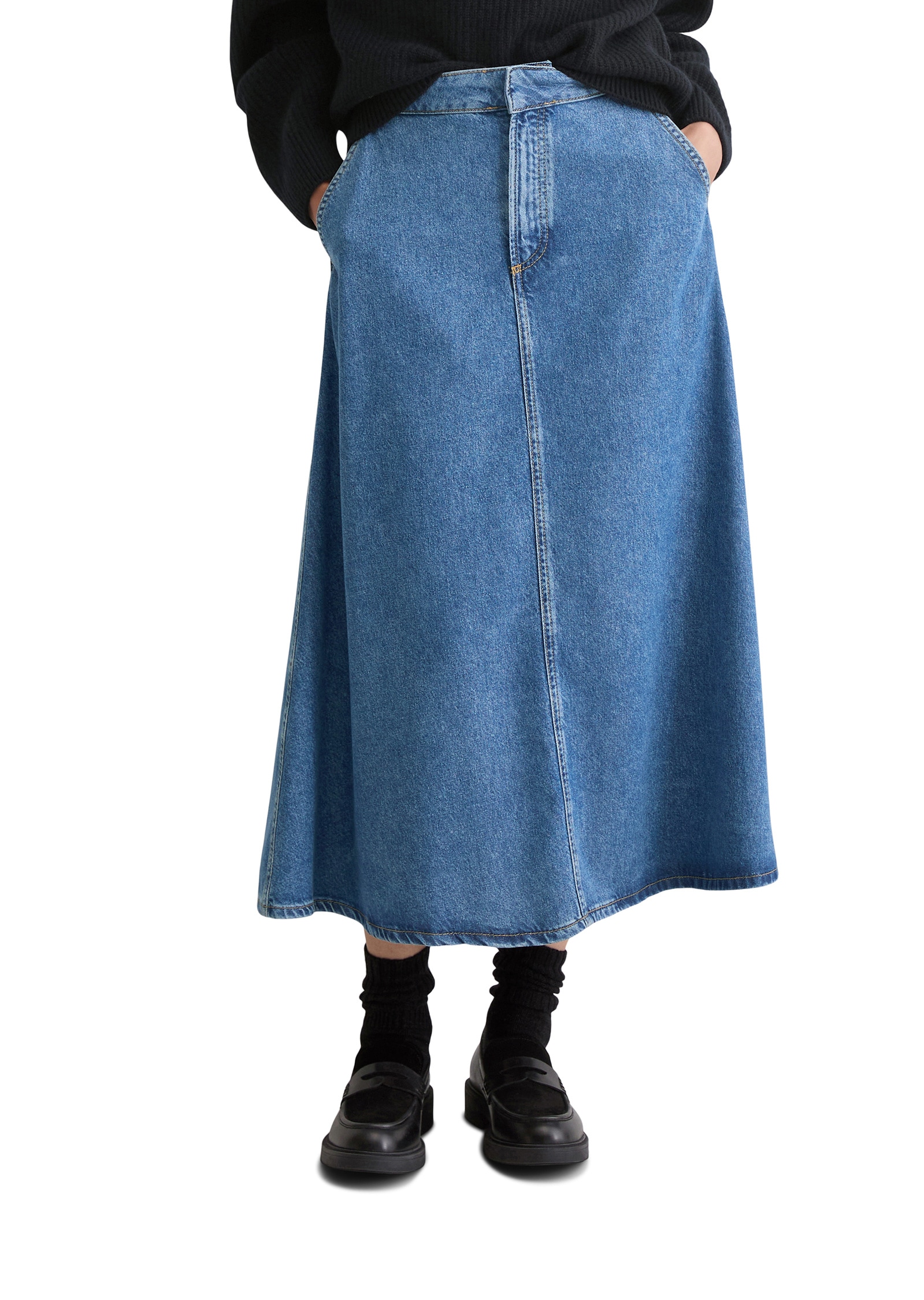 Marc OPolo Jeansrock "aus softem Lyocell-Baumwolle-Mix" günstig online kaufen