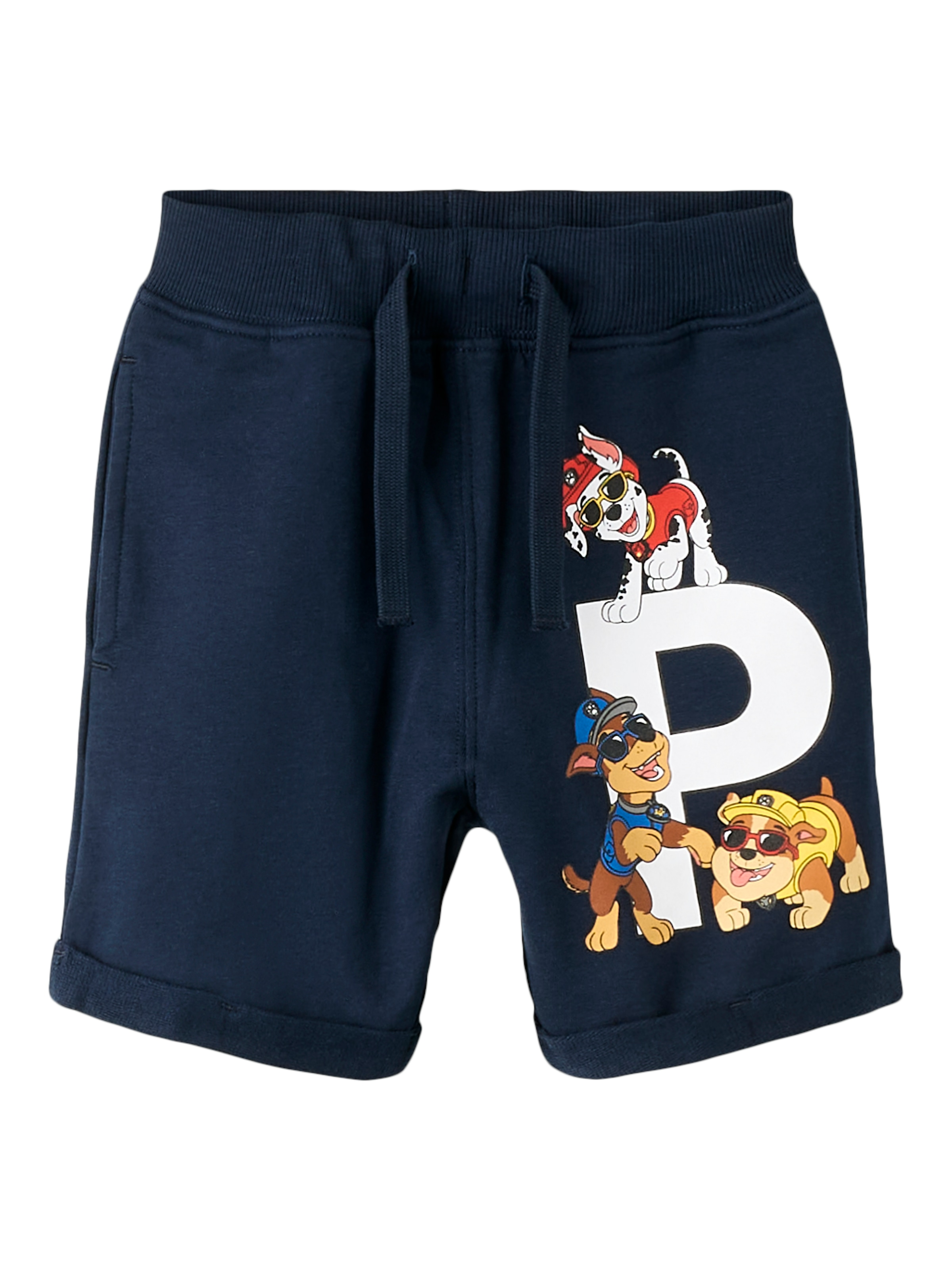 Name It Sweatshorts "NMMMIR PAW NREG LONG SW SHORT UNB CPLG" Baumwollmischung, regular fit