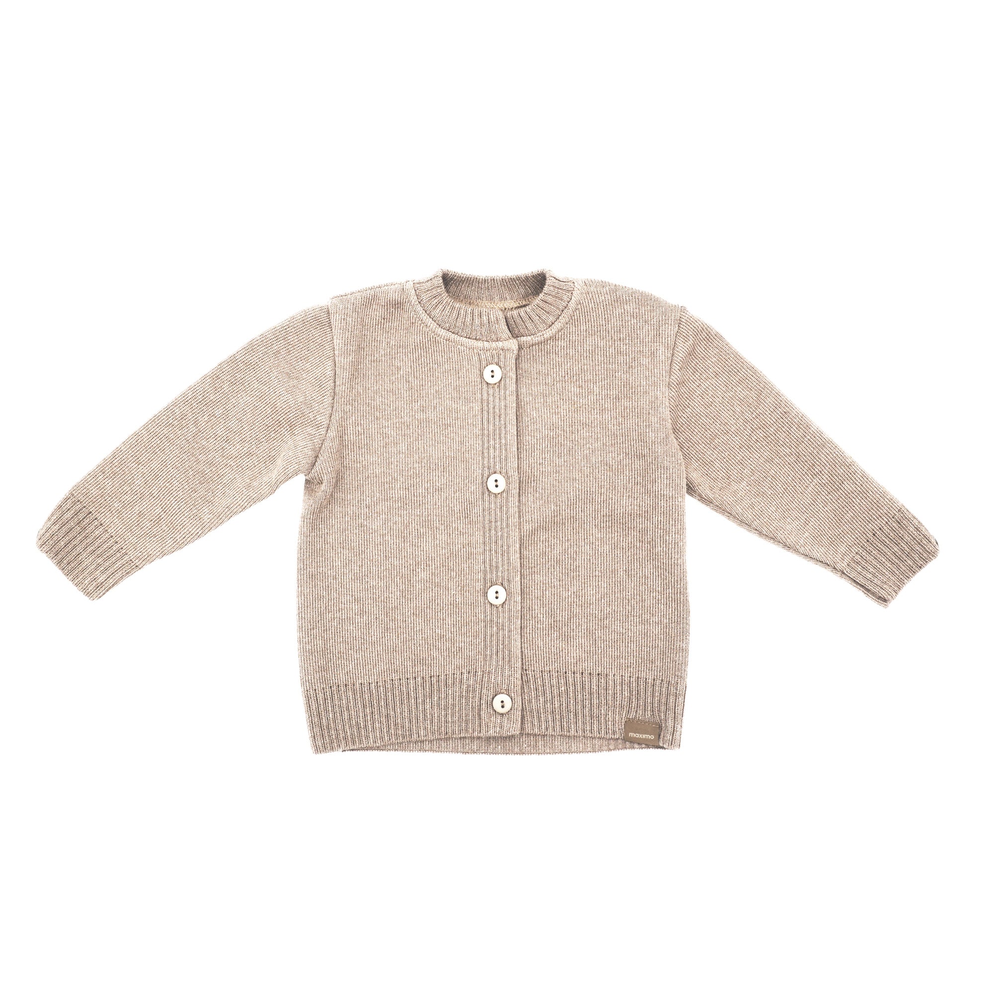 MAXIMO Strickjacke, Baumwolle, hautfreundlich, weich, zum knöpfen