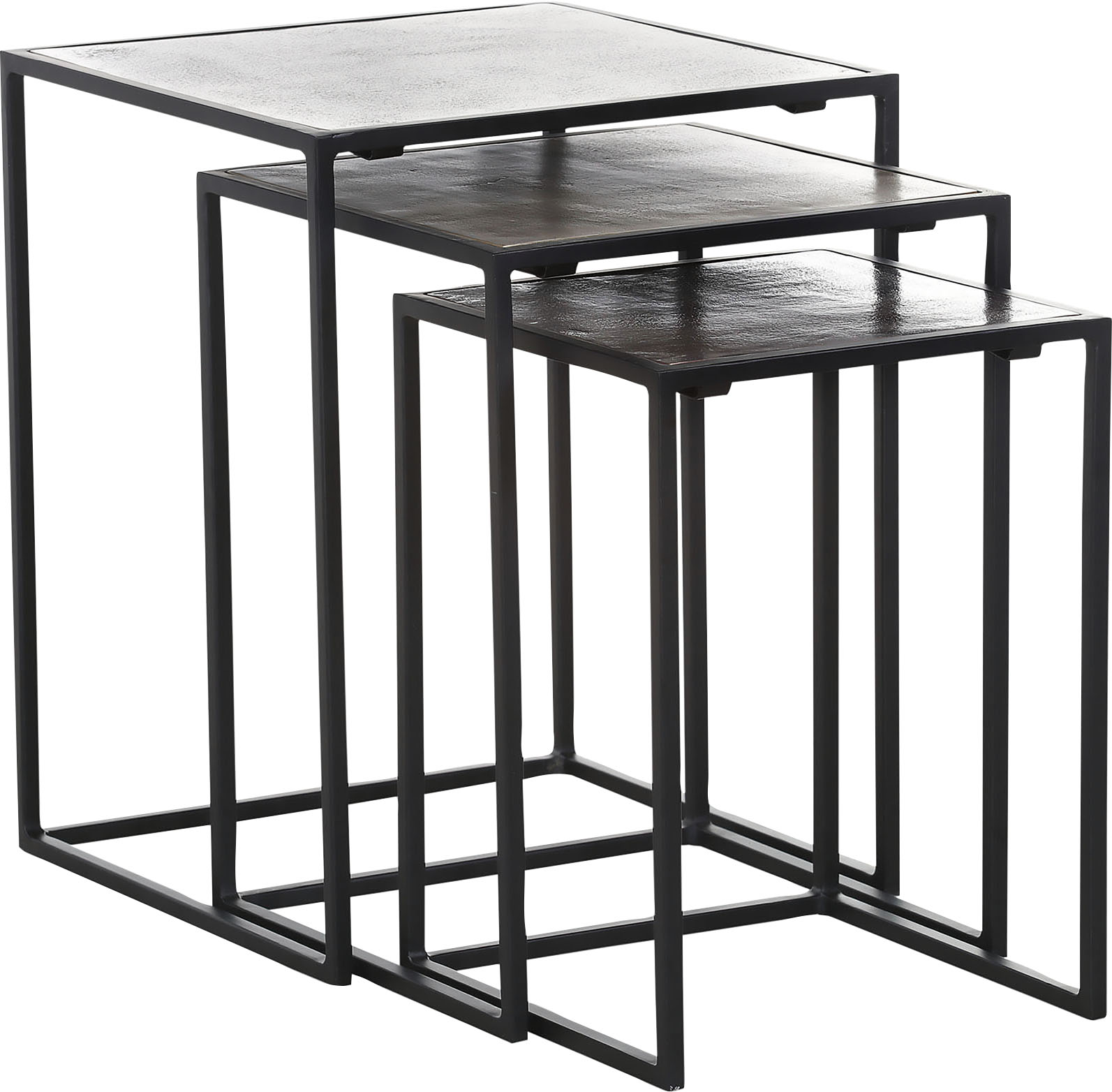 Gutmann Factory Beistelltisch "Coffee, Couchtisch 3-er Set" Wohnzimmertische, individuell oder als Set kombinierbar