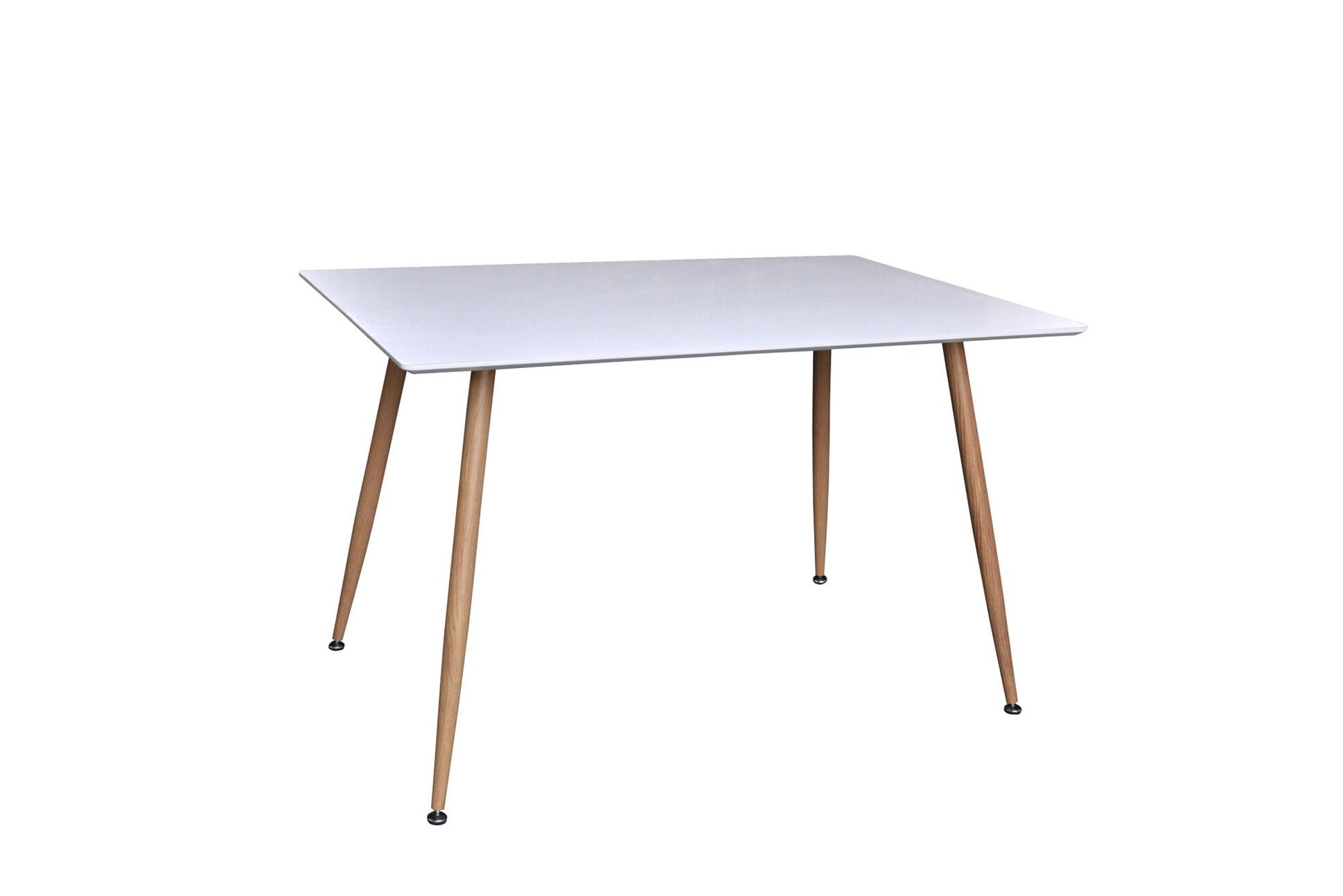 Venture Home Esstisch "Polar, runder Esstisch in Eichenholz-Optik, modern, Ø 90 cm" Esszimmertisch, MDF, Stahlbeine, kompakt, modern, vielseitig