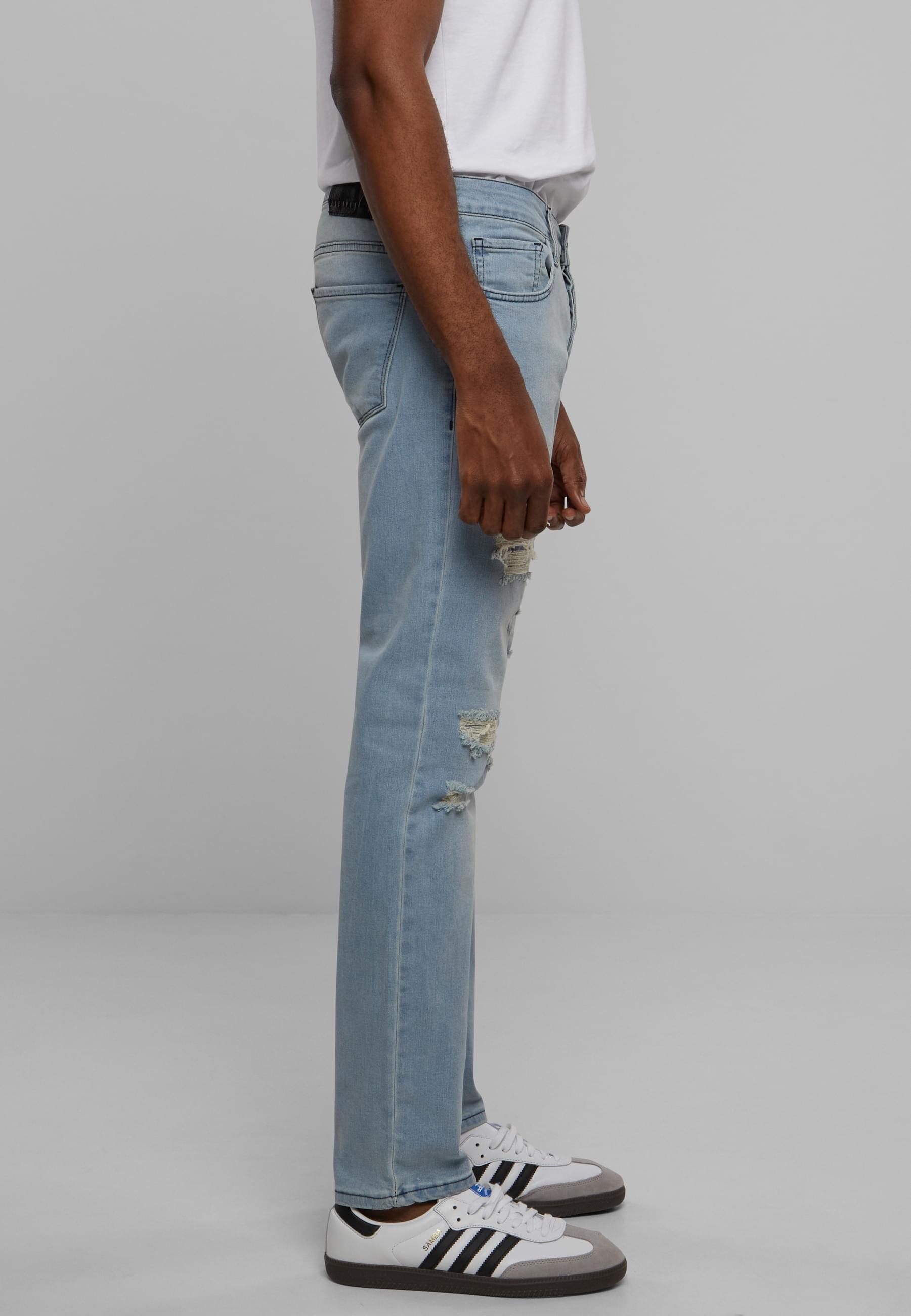 2Y Studios Bequeme Jeans »2Y Studios Herren 2Y Destroyed Slim Fit Denim«