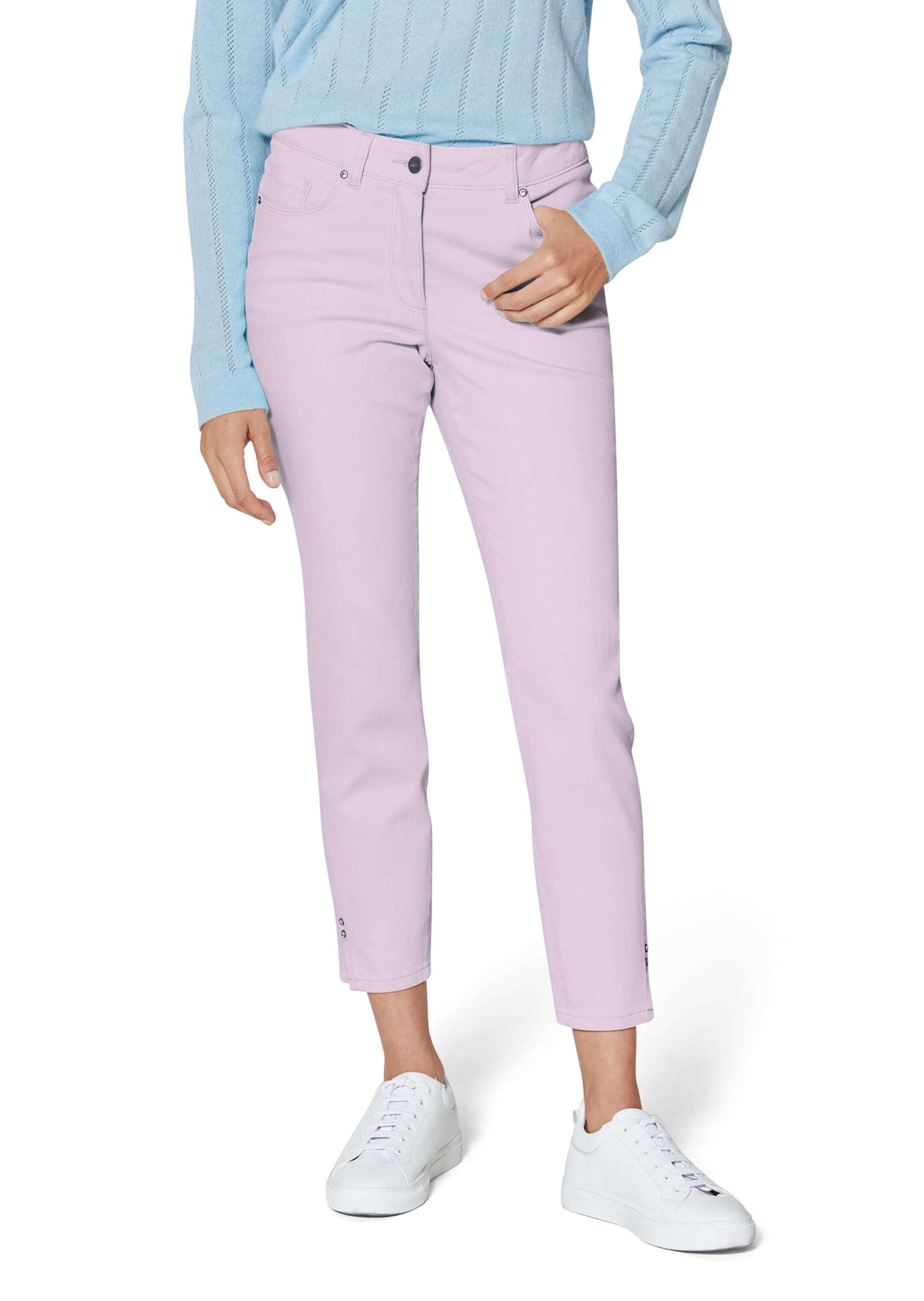 MADELEINE Regular-fit-Jeans »7/8 Jeans Schlanke 7/8-Jeans mit Strass-Dekoration«
