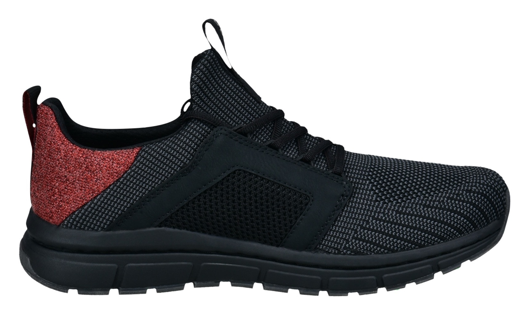 bugatti Sneaker, Schnürschuh, Halbschuh, Freizeitschuh, Kontrastbesatz an der Ferse