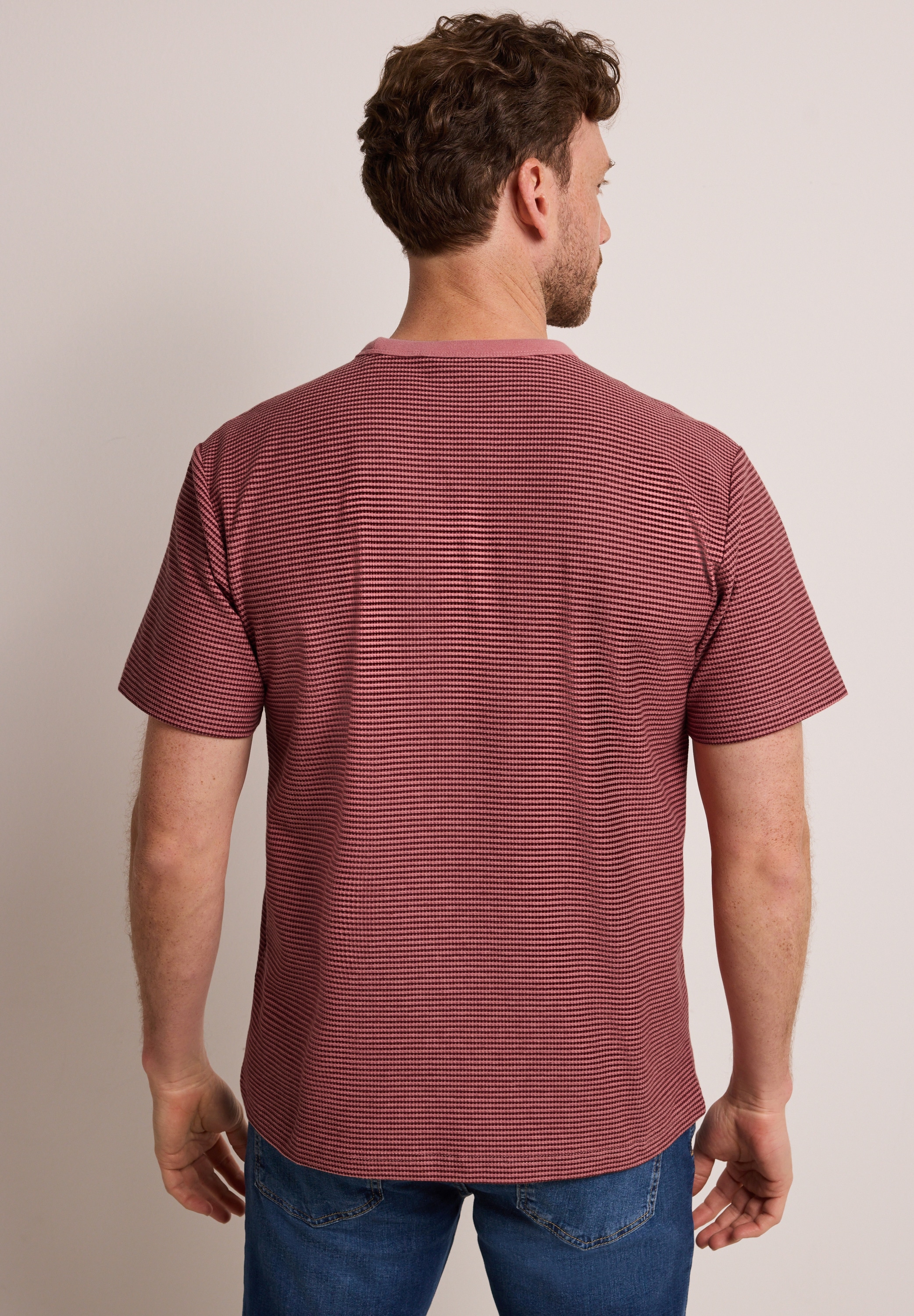 STREET ONE MEN T-Shirt im soften Baumwoll-Mix