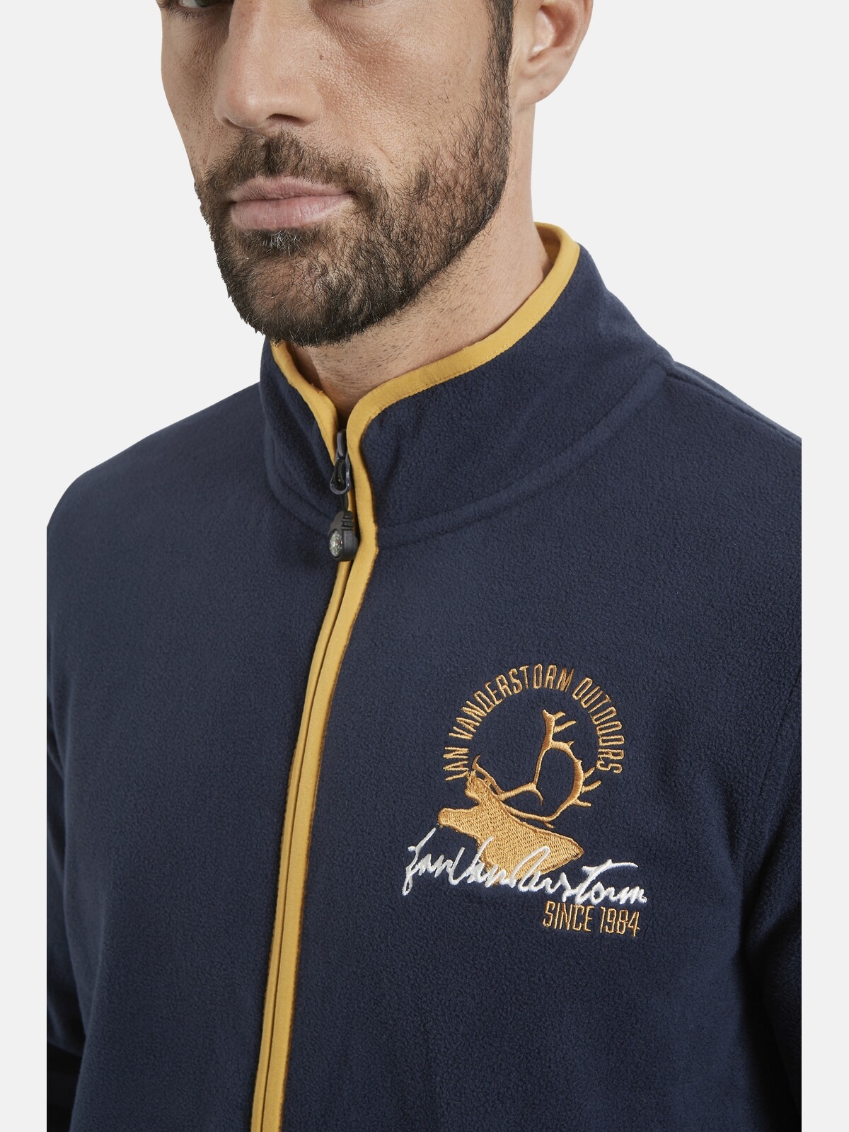 Jan Vanderstorm Sweatjacke »Fleecejacke HALLVAR«