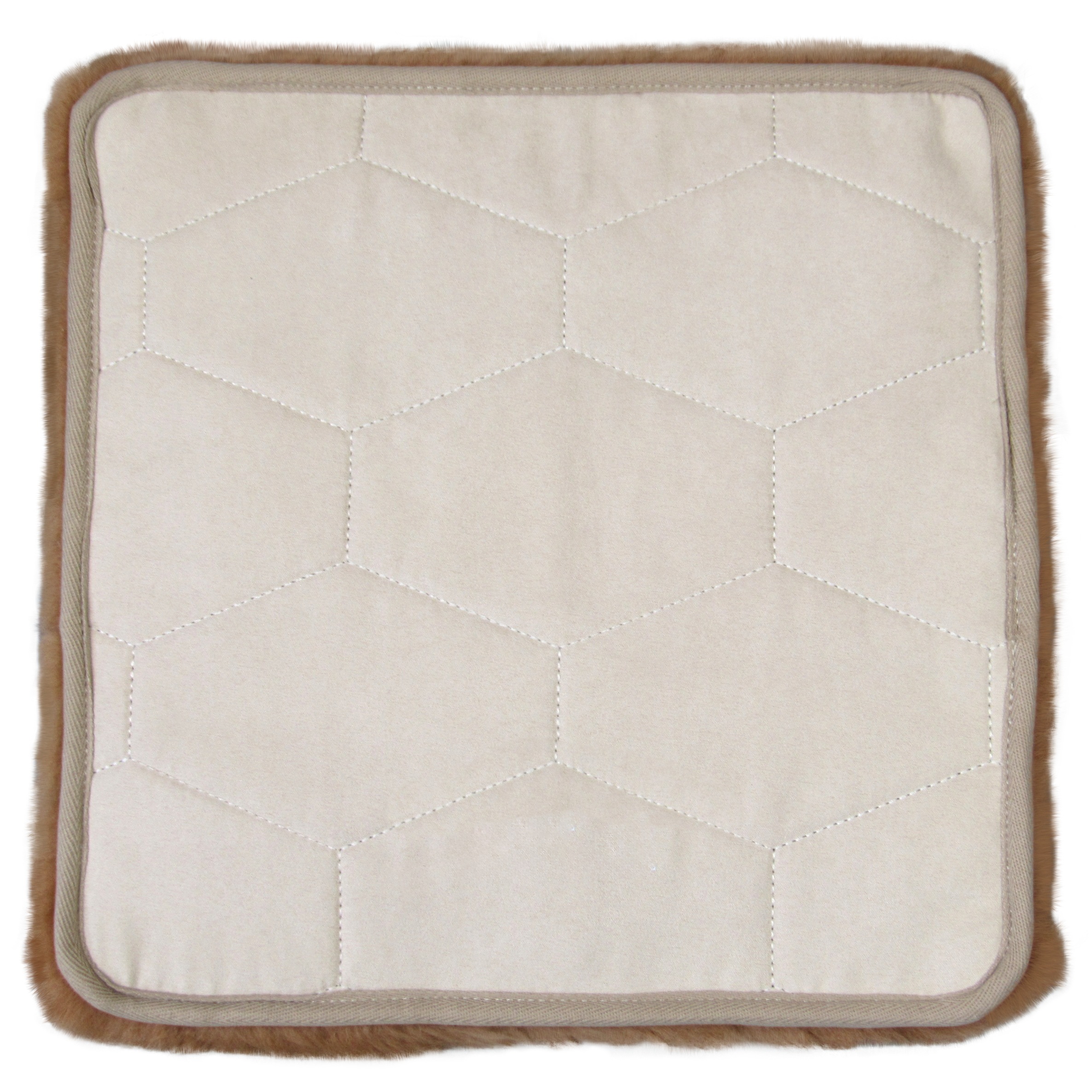Heitmann Felle Sitzkissen "Lammfell Patchwork" Sitzauflage, eckig, 35x35 cm günstig online kaufen