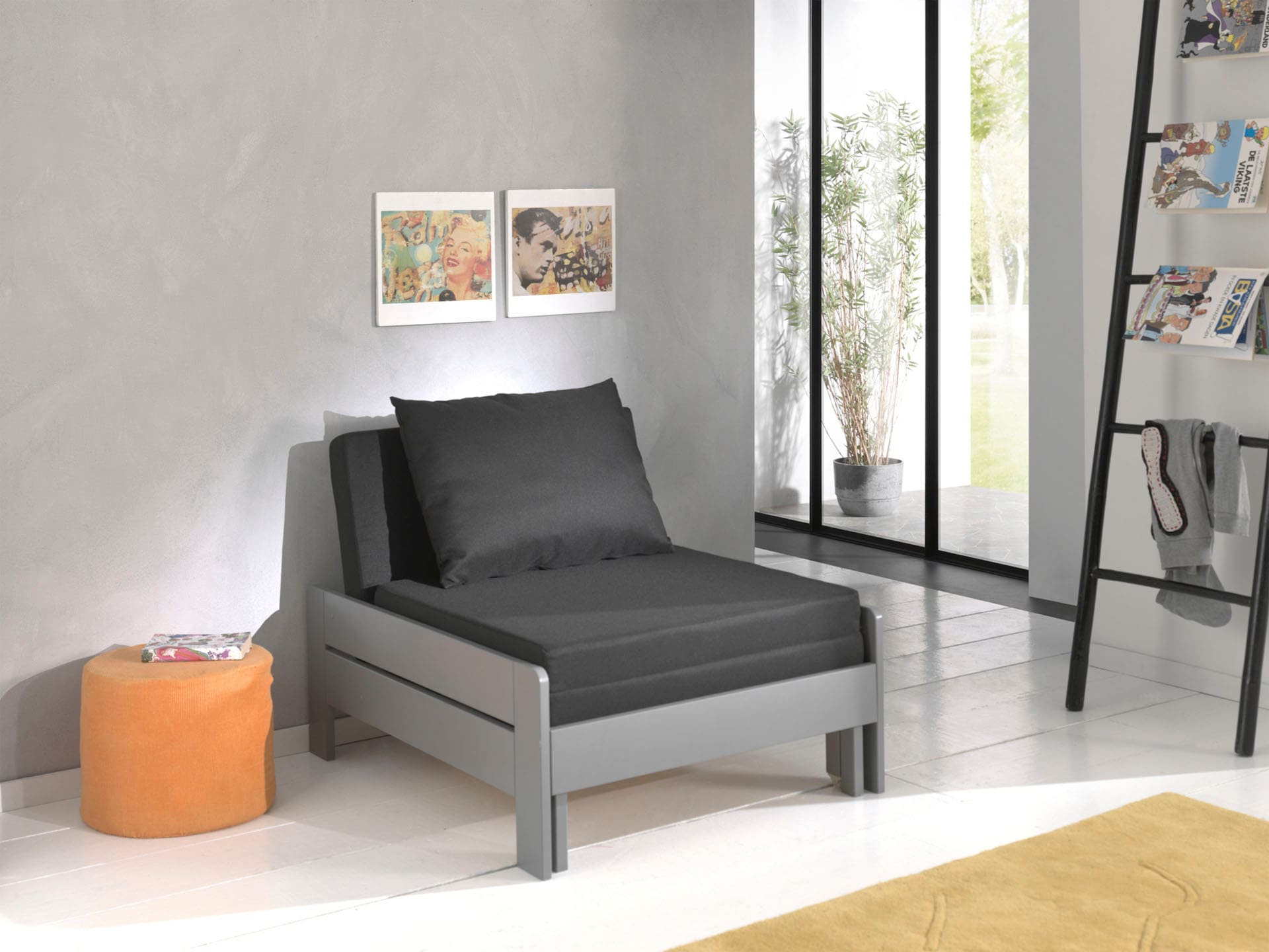Vipack Jugendbett "Pino, Sessel mit Auszugfunktion und Auflage", (B/H/T ca. günstig online kaufen
