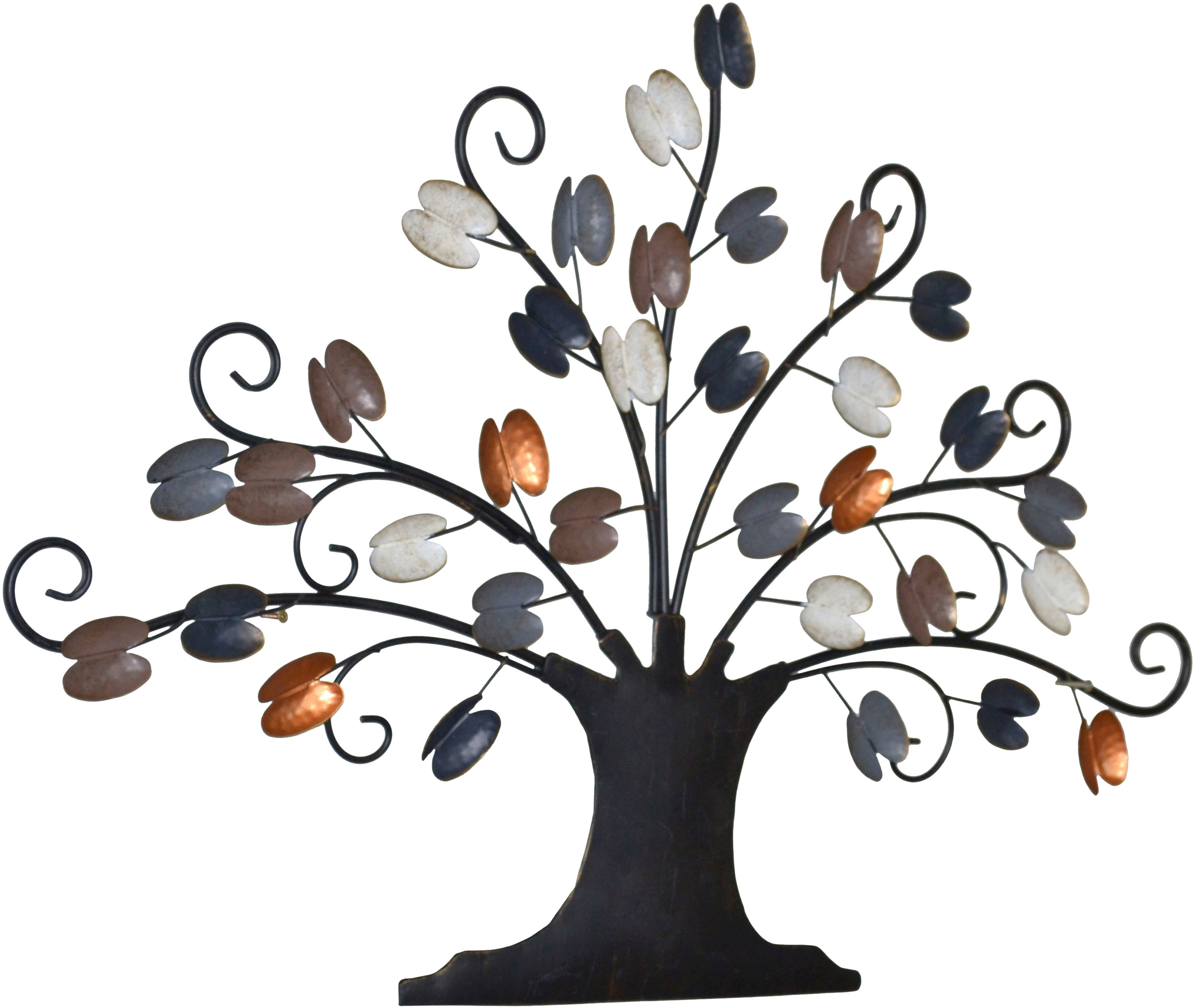 HOFMANN LIVING AND MORE Wanddekoobjekt "Wanddekoration" Baum aus Metall
