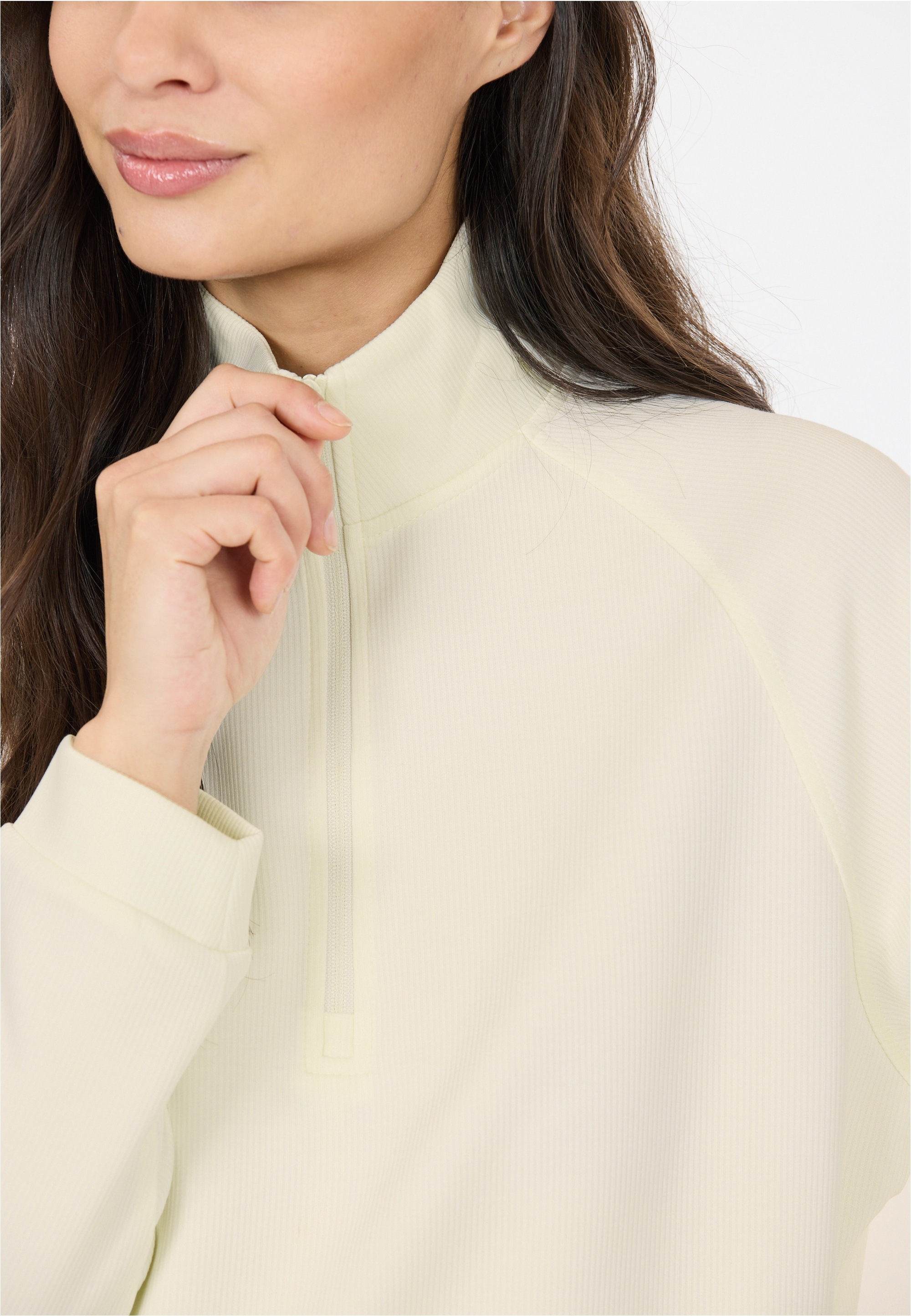 ATHLECIA Sweatshirt »Franye«, mit hohem Kragen mit Reißverschluss
