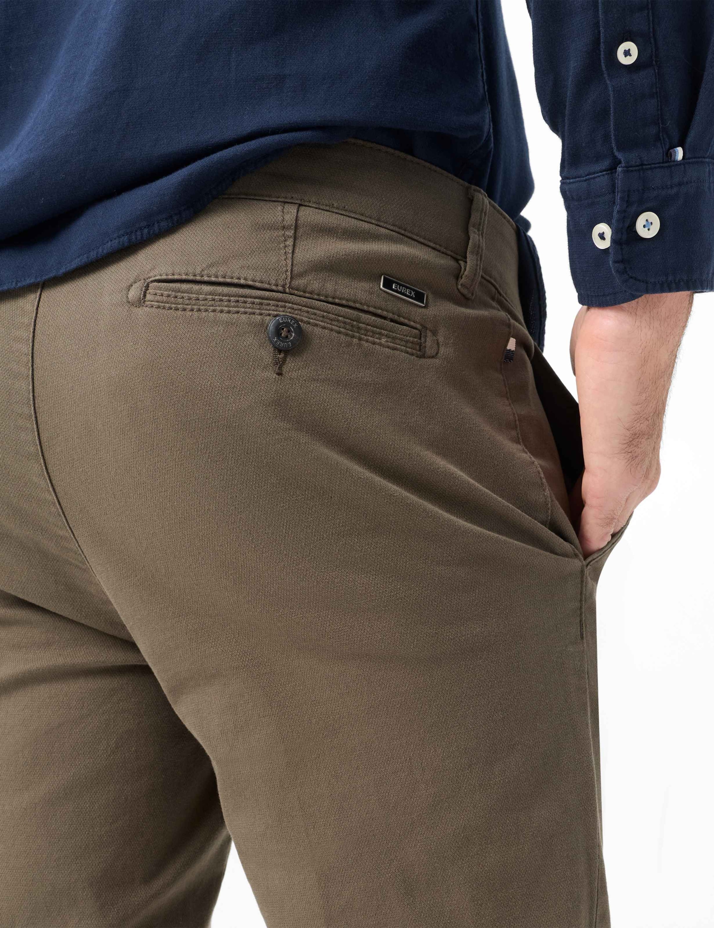 EUREX by BRAX Chinohose »Style JIM«  Flatfronthose im Regular Fit