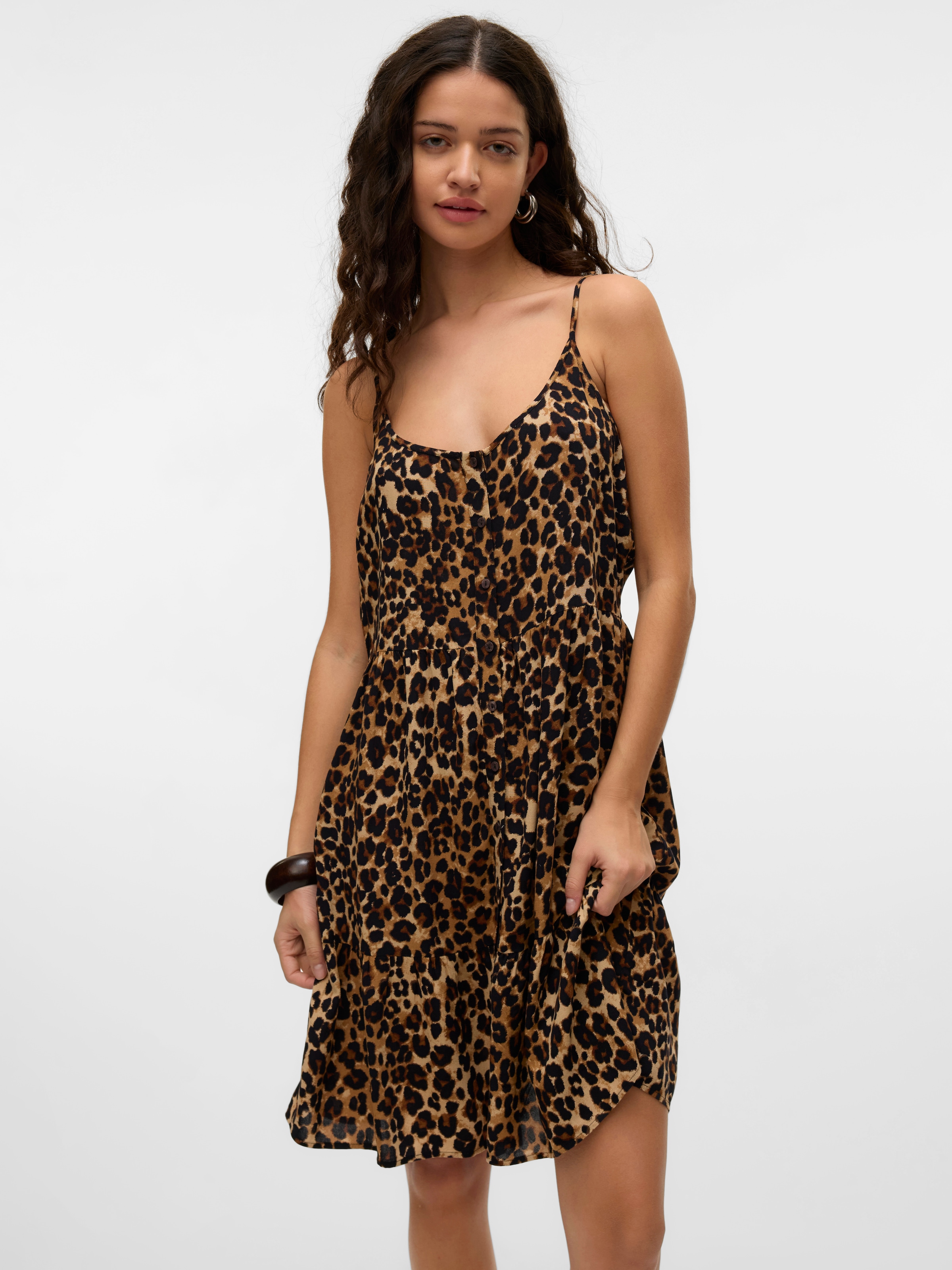 Vero Moda Trägerkleid "VMBUMPY SHORT SINGLET DRESS WVN GA NOOS" günstig online kaufen