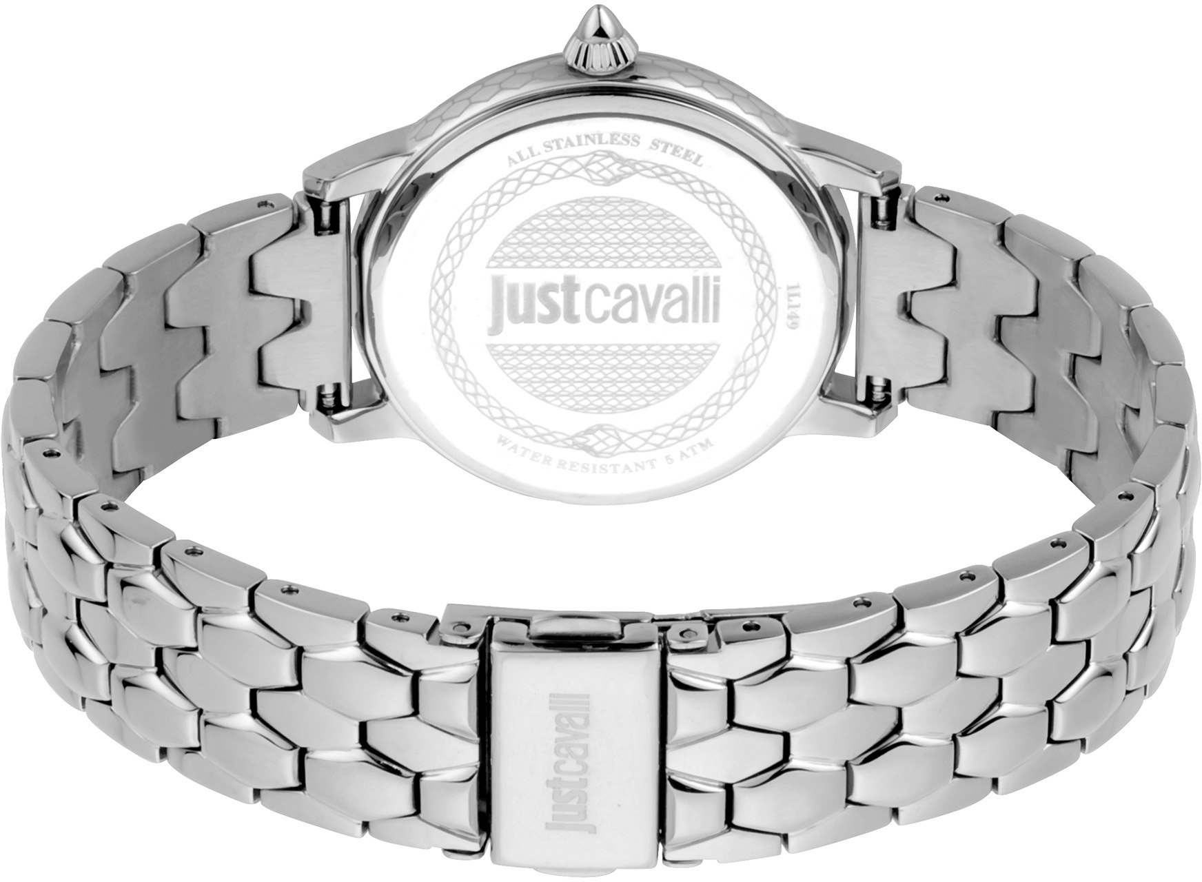 Just Cavalli Time Quarzuhr »Emozioni, JC1L149M0035«, (Set, 2 tlg., 2teiliges Set - Uhr mit passendem Schmuckarmband)