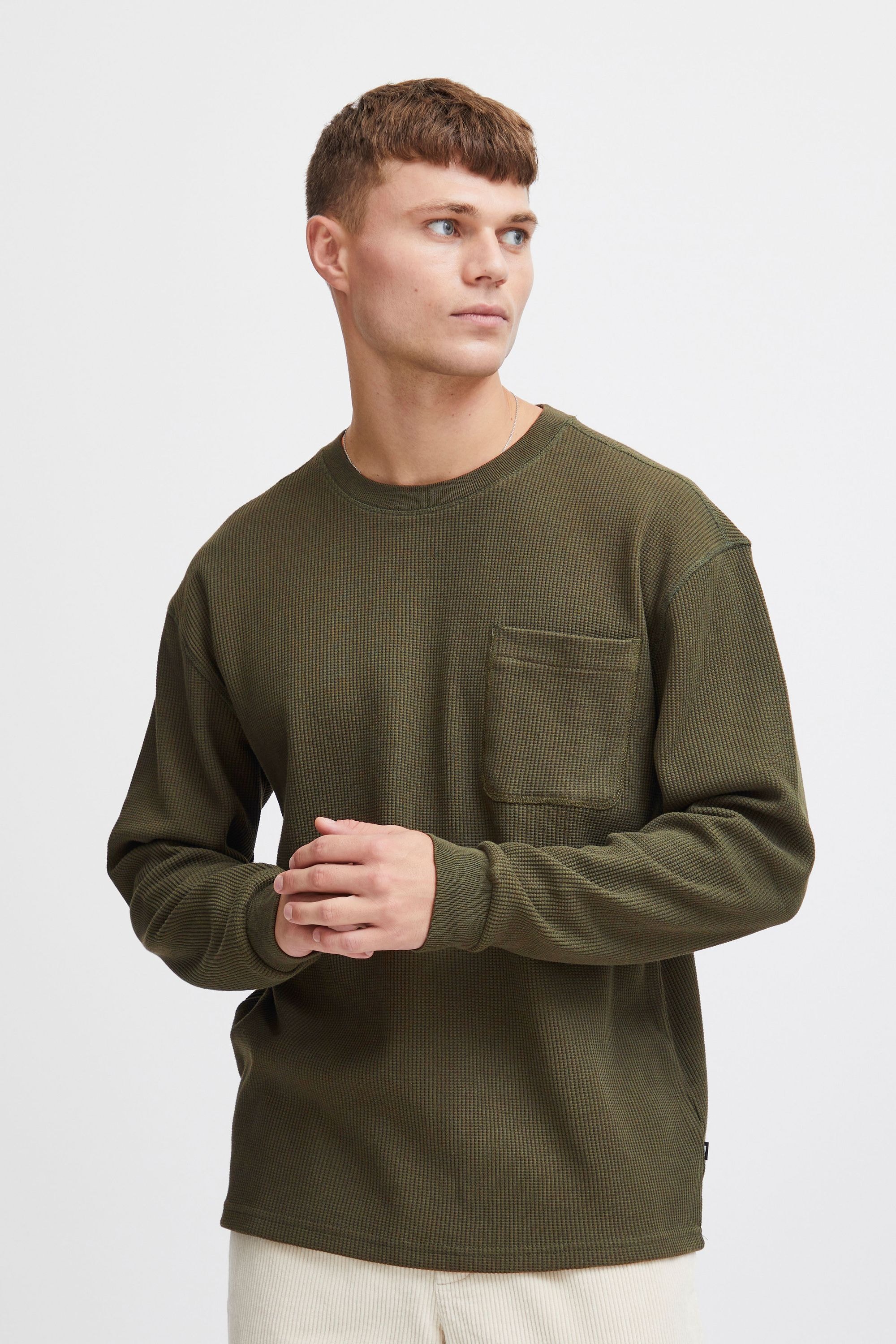!Solid Rundhalspullover »Sweatshirt SDHalwest«