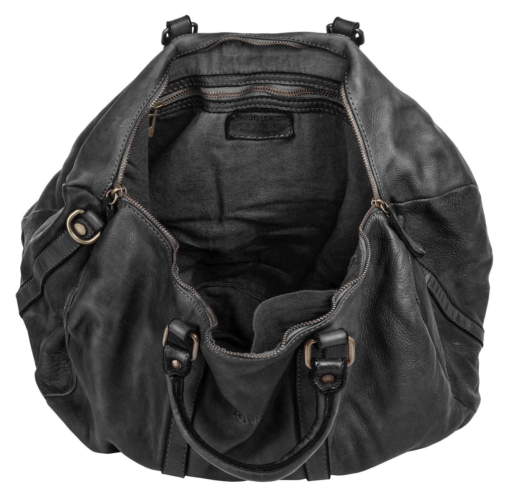 forty° Reisetasche, echt Leder, Made in Italy