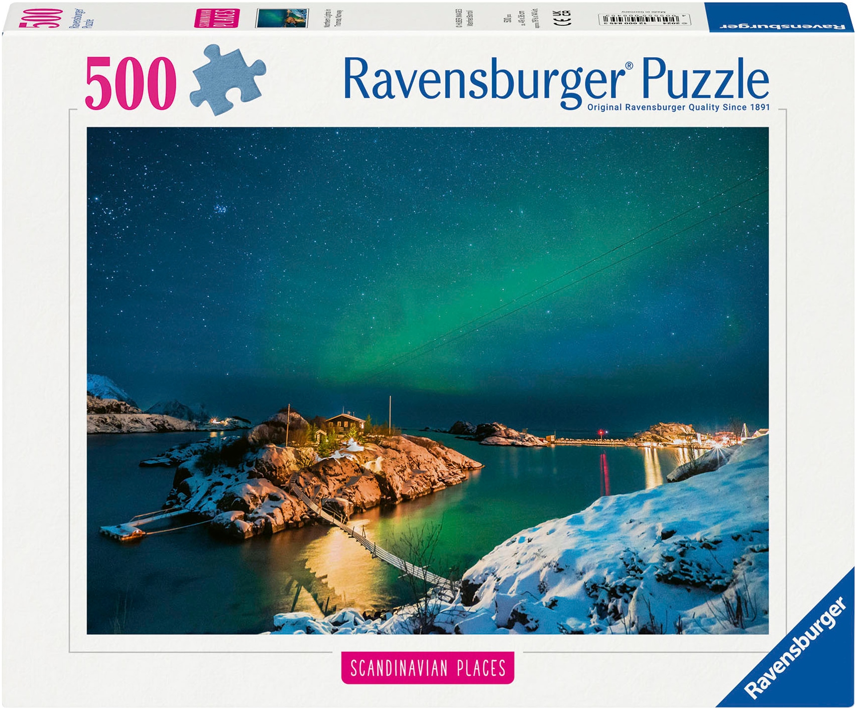 Ravensburger Puzzle »Scandinavian Places, Nordlichter in Tromsø, Norwegen«, Made in Germany