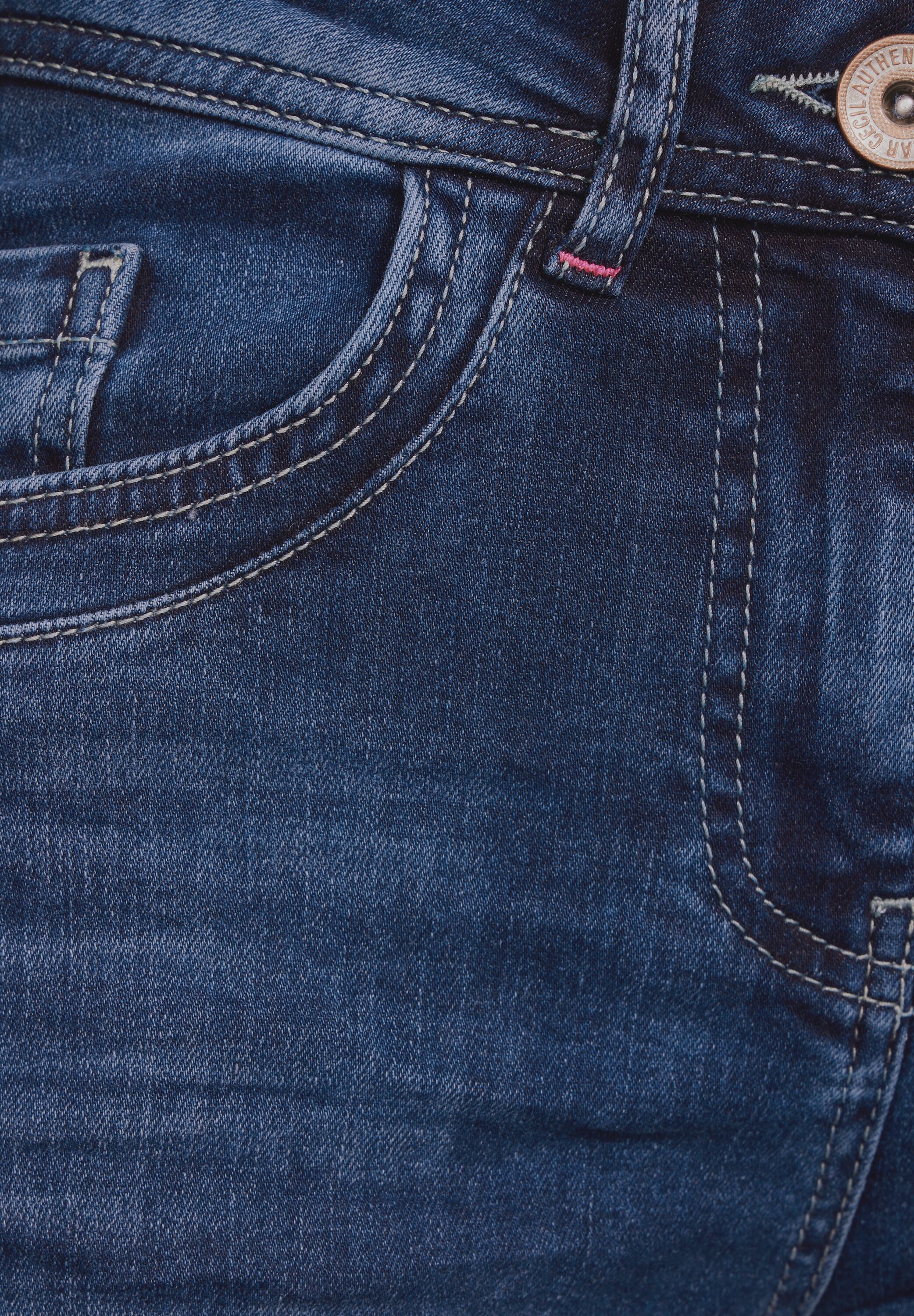 Cecil Slim-fit-Jeans, mit dekorativen Nähten