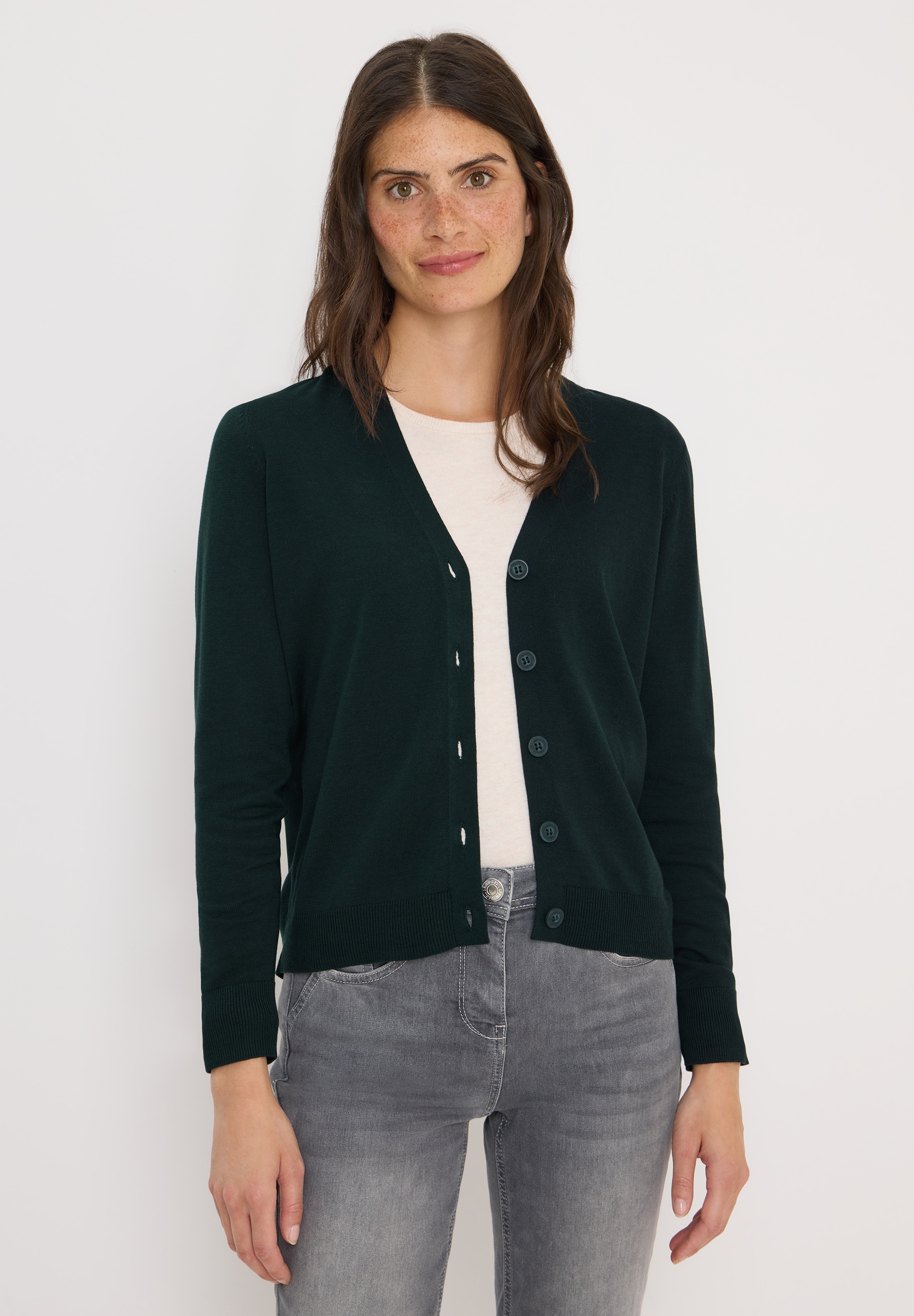 Cecil Cardigan, aus Baumwolle mit Stretchanteil günstig online kaufen