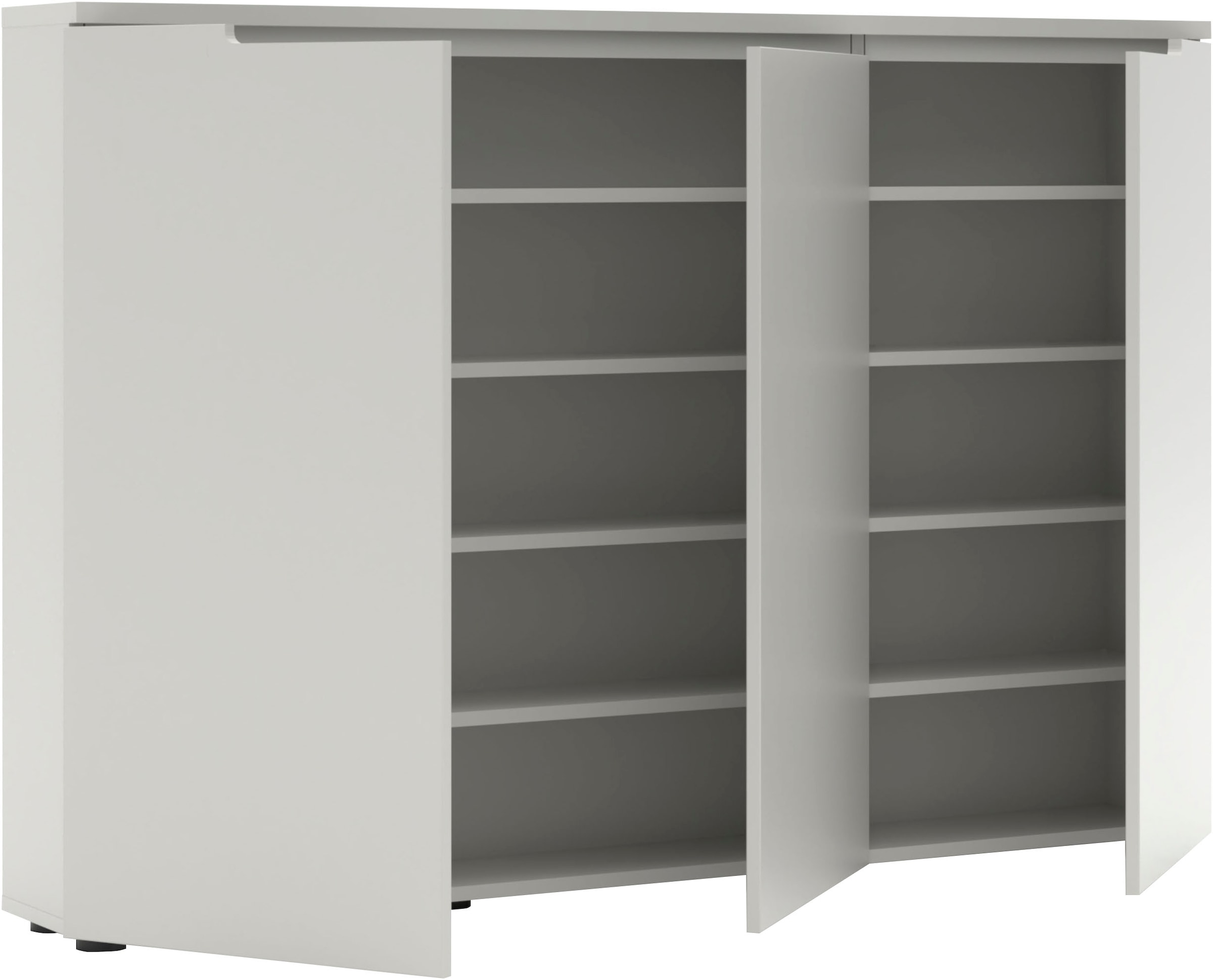Innostyle Schuhschrank »Garderobenschrank BRESTA, BxHxT 145/100/22« 1 Stk. tlg. 3 türig, 10 Fächer, grifflos, Softclose