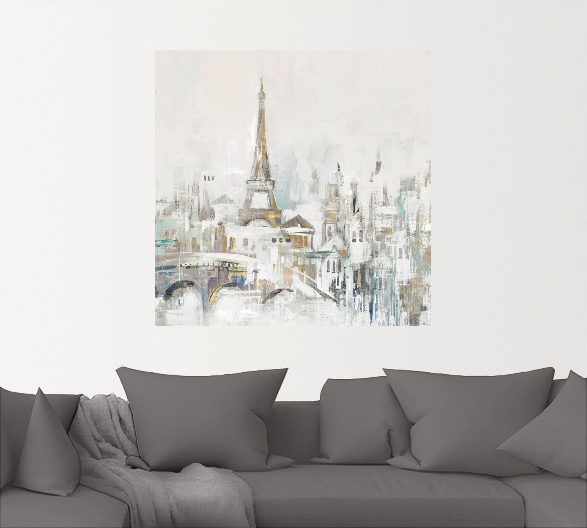 Artland Wandbild »Goldenes Paris«, Paris, (1 St.), als Alubild, Leinwandbild, Wandaufkleber oder Poster in versch. Größen