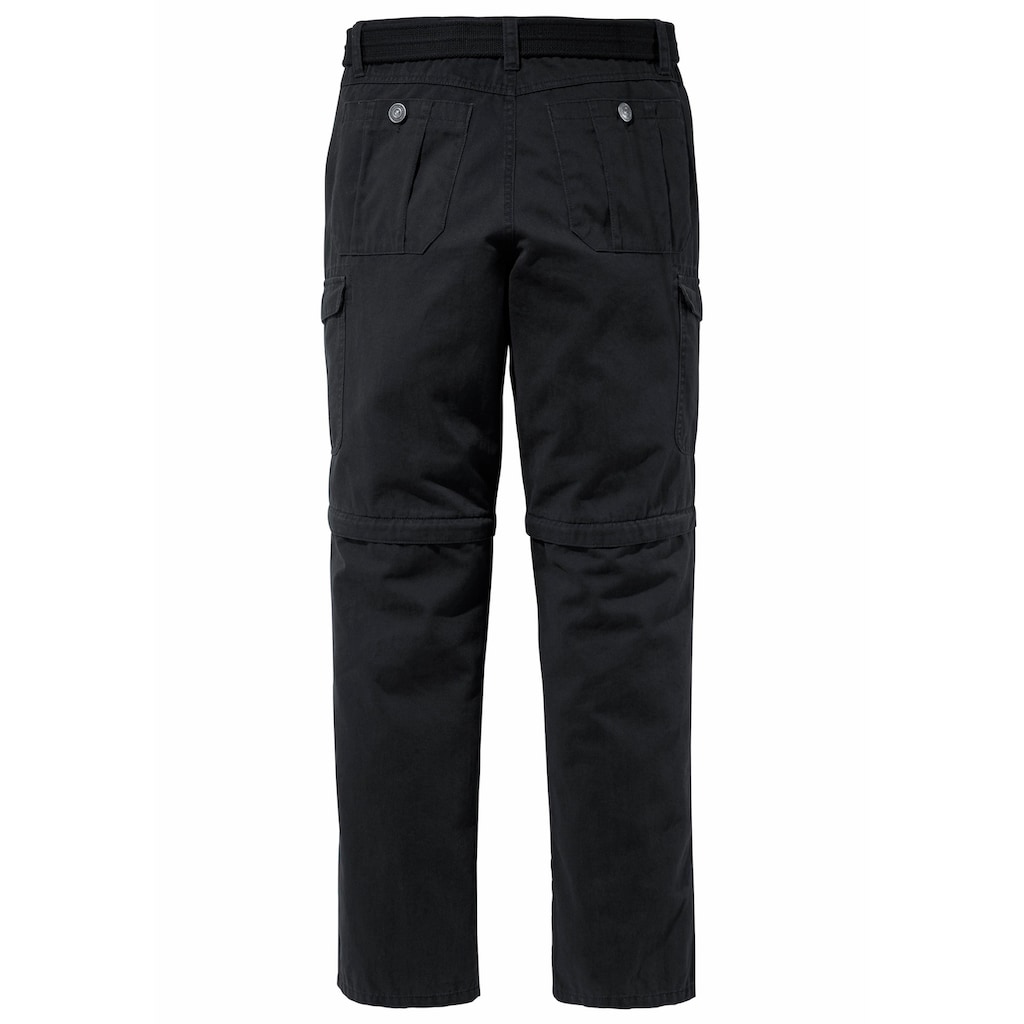 Man's World Cargohose, (Set, mit Gürtel), mit Zip-Off Funktion