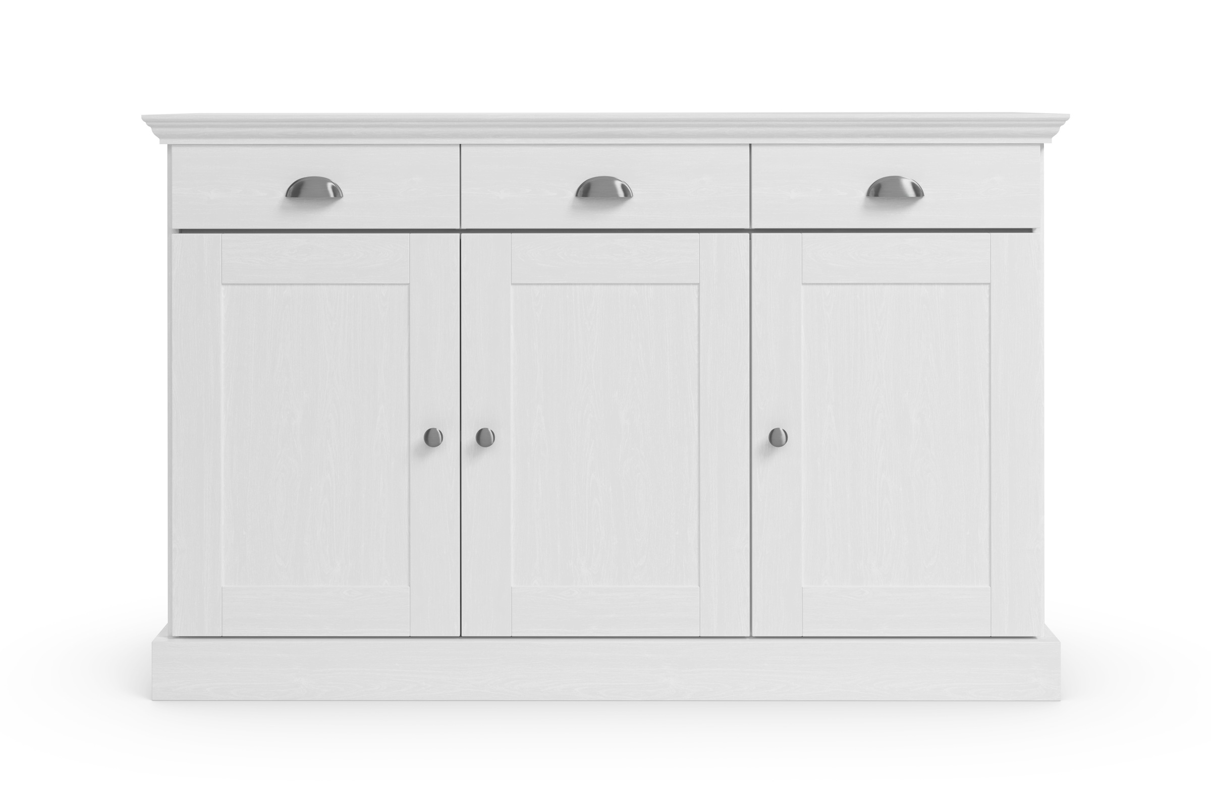 Thumbnail - Home affaire Sideboard "Motala", Kommode, 3 Schubladen und 2 verstellbare Einlegeböden, Breite 125 cm